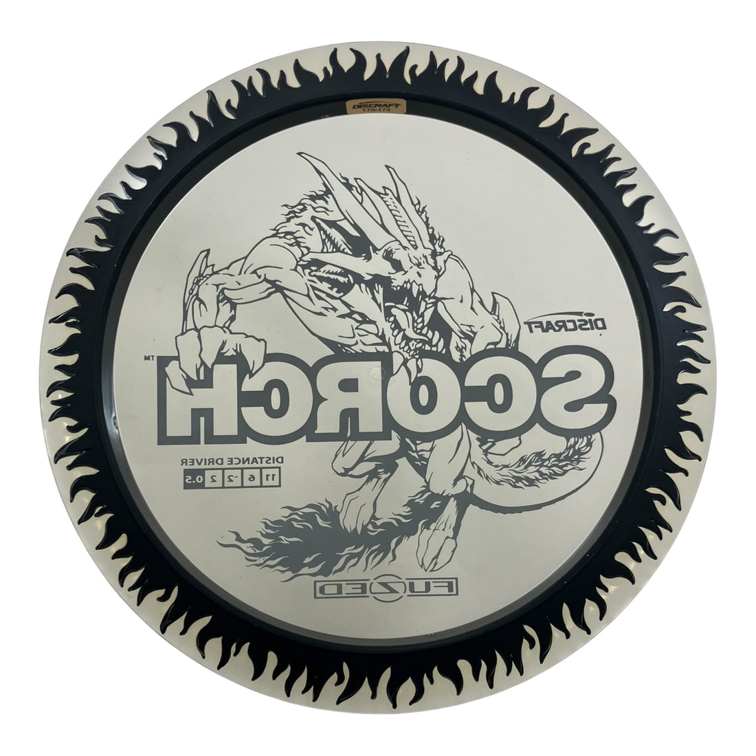 Discraft Scorch | FuZed Line | Black/Gold 170g Disc Golf