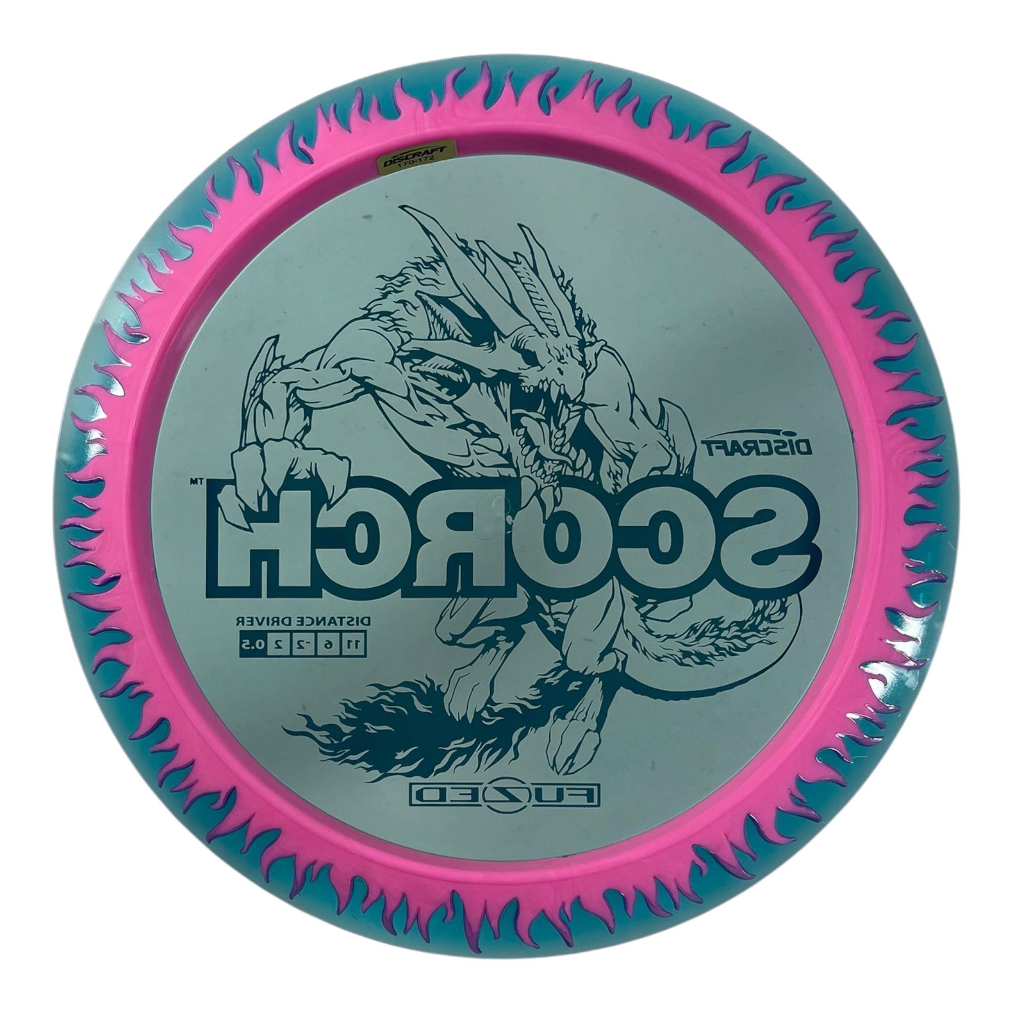 Discraft Scorch | FuZed Line | Blue/Gold 170g Disc Golf