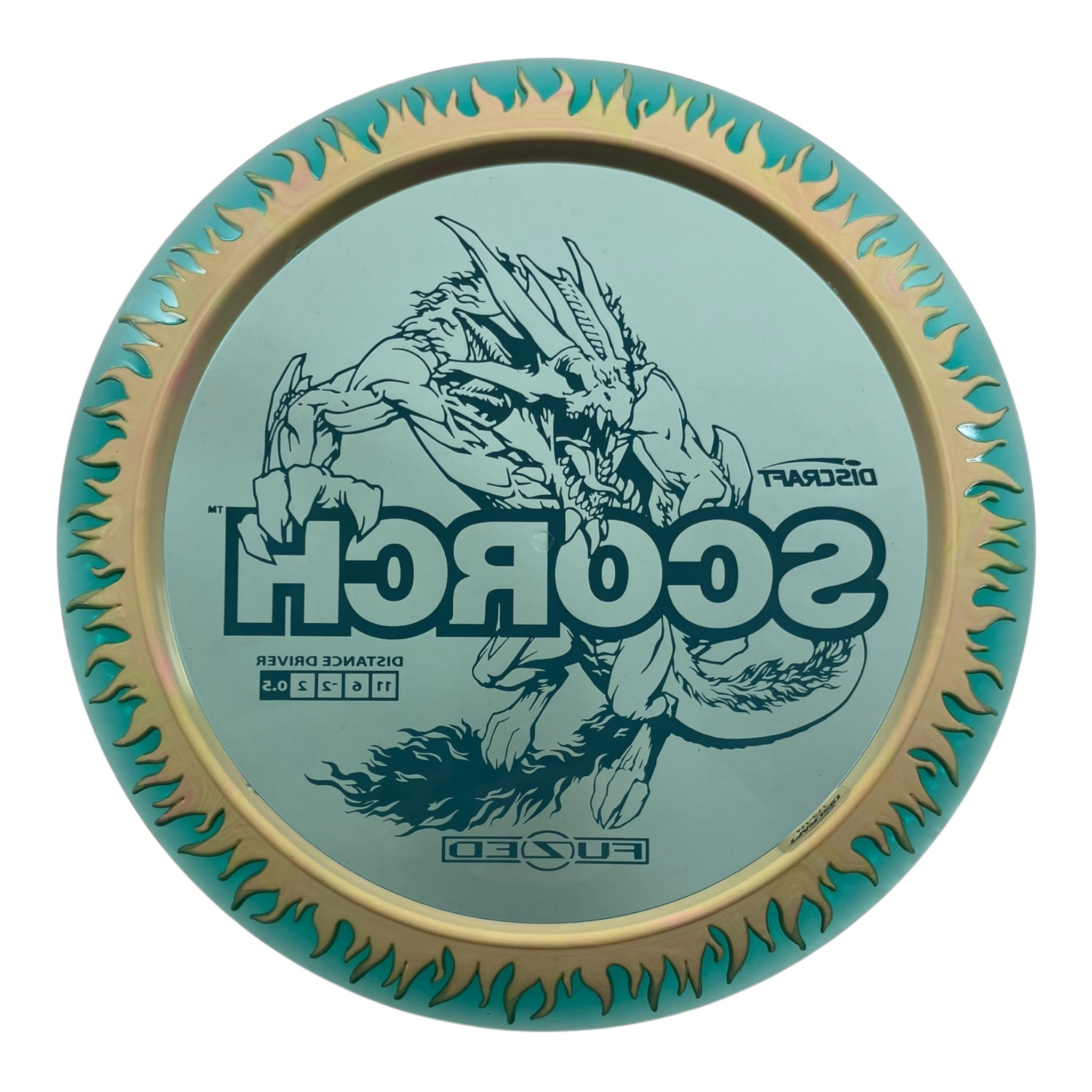 Discraft Scorch | FuZed Line | Blue/Gold 173g Disc Golf