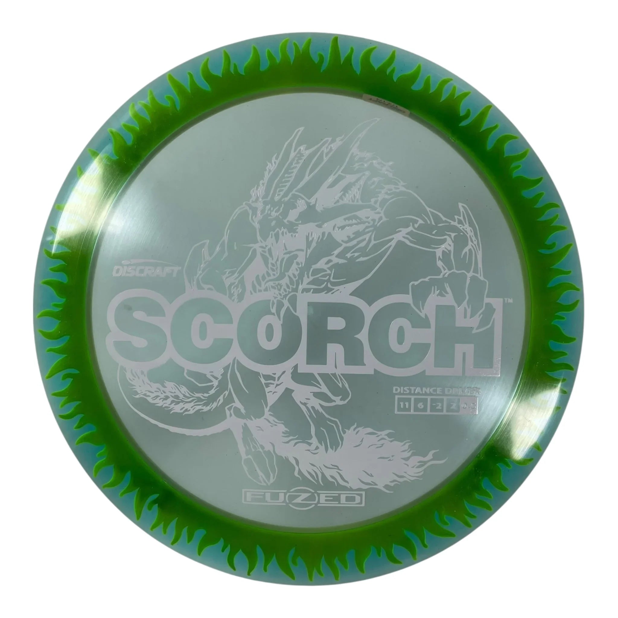 Discraft Scorch | FuZed Line | Green/White 176g Disc Golf