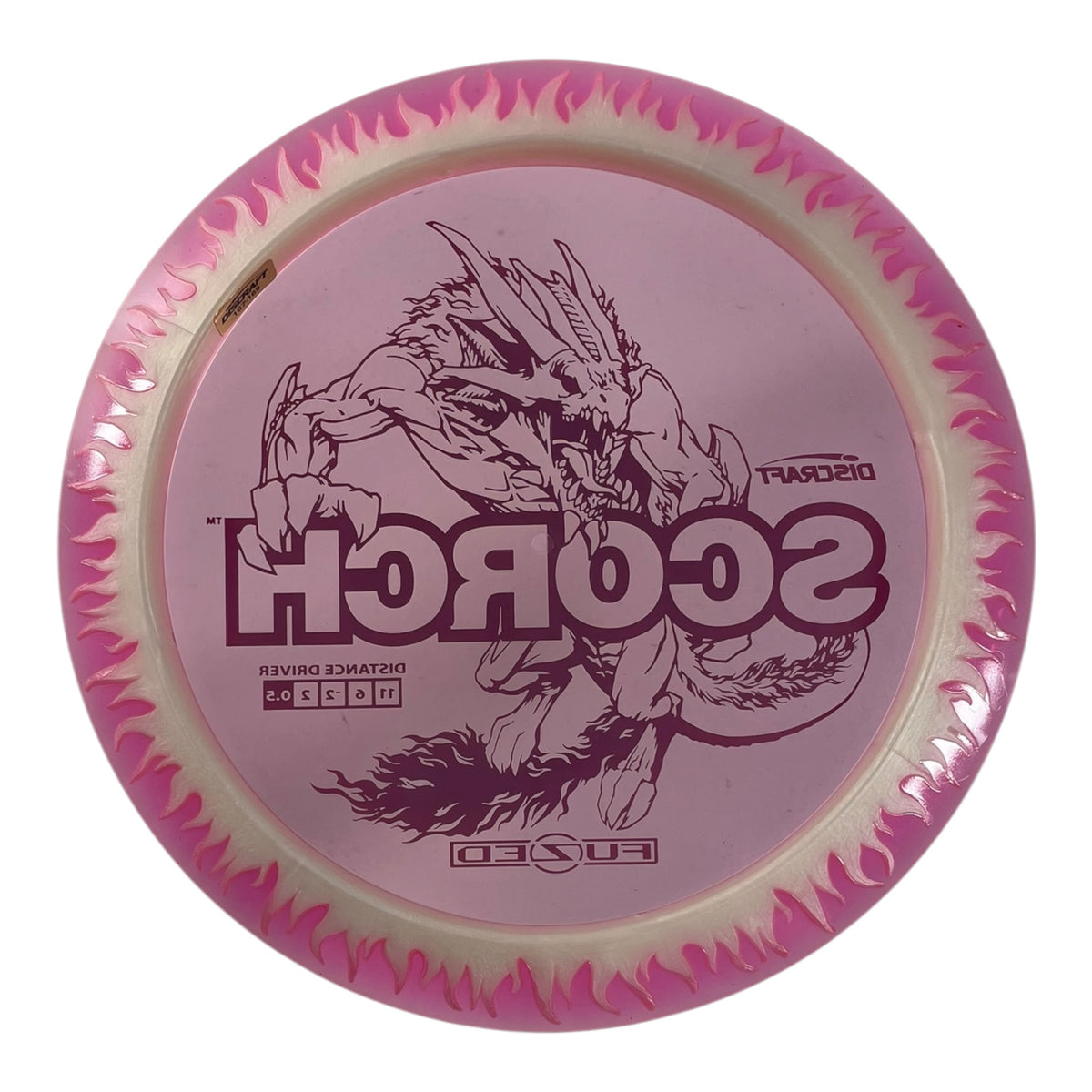 Discraft Scorch | FuZed Line | Pink/Gold 167g Disc Golf