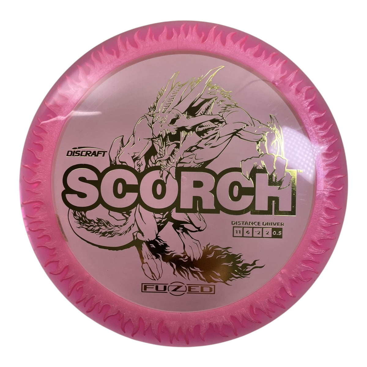 Discraft Scorch | FuZed Line | Pink/Gold 169g Disc Golf