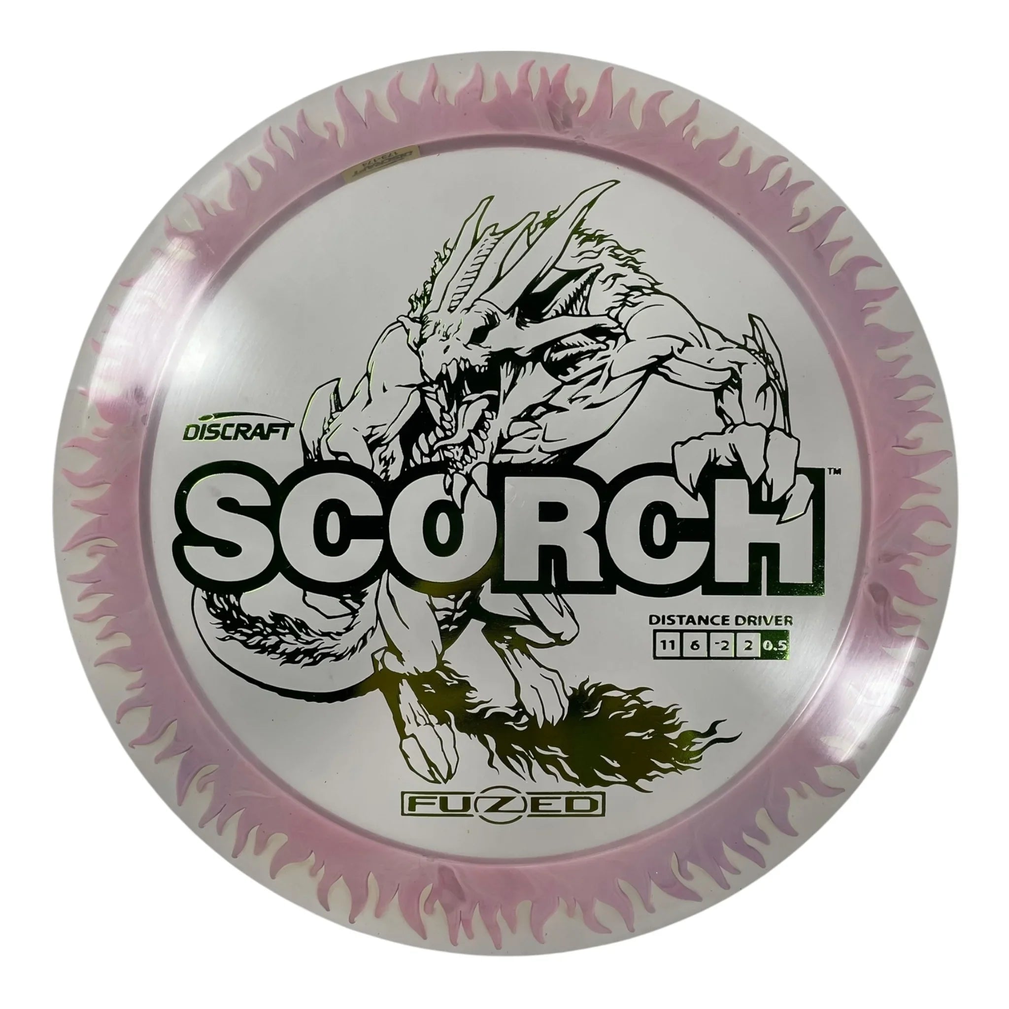 Discraft Scorch | FuZed Line | Pink/Green 174g Disc Golf