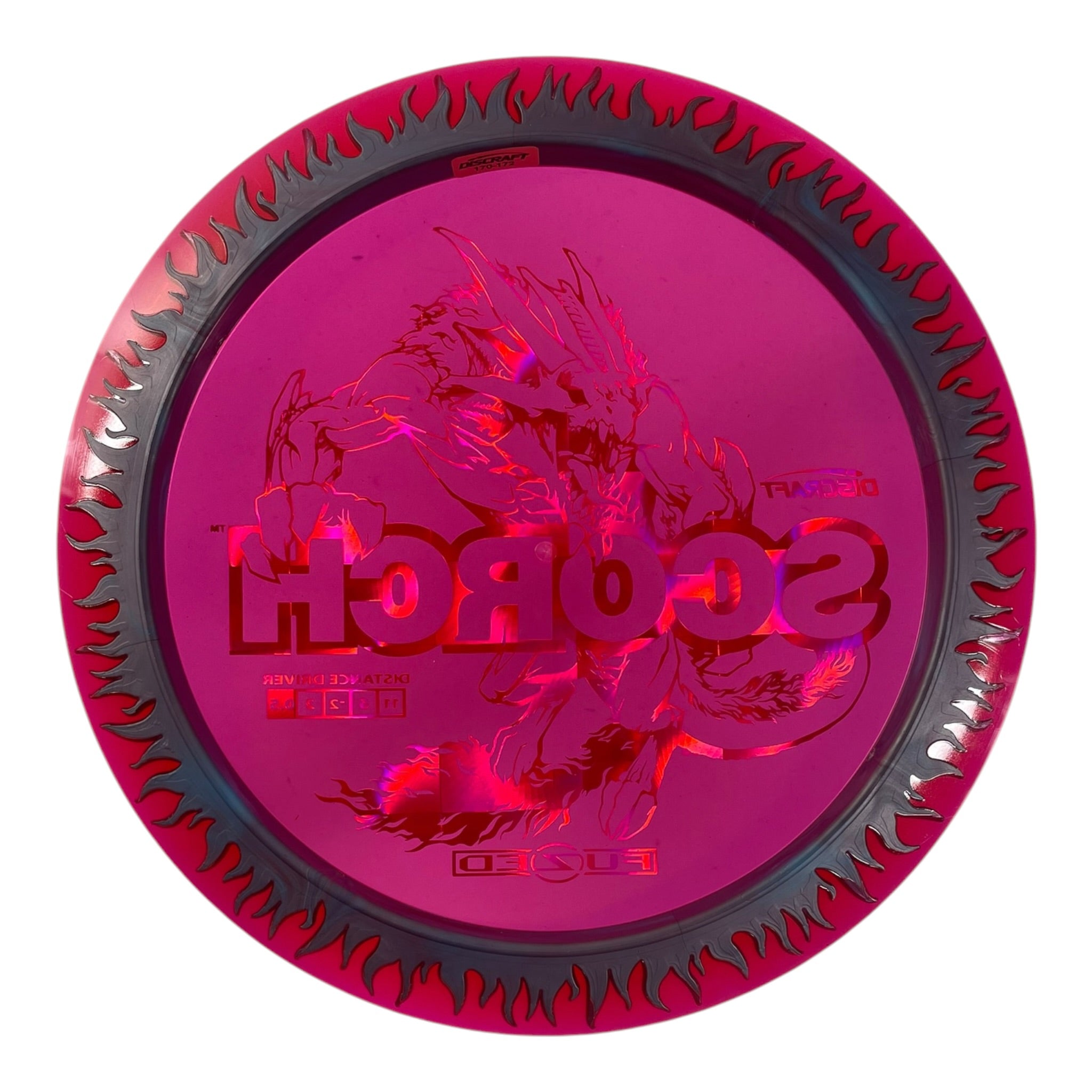 Discraft Scorch | FuZed Line | Pink/Holo 172g Disc Golf