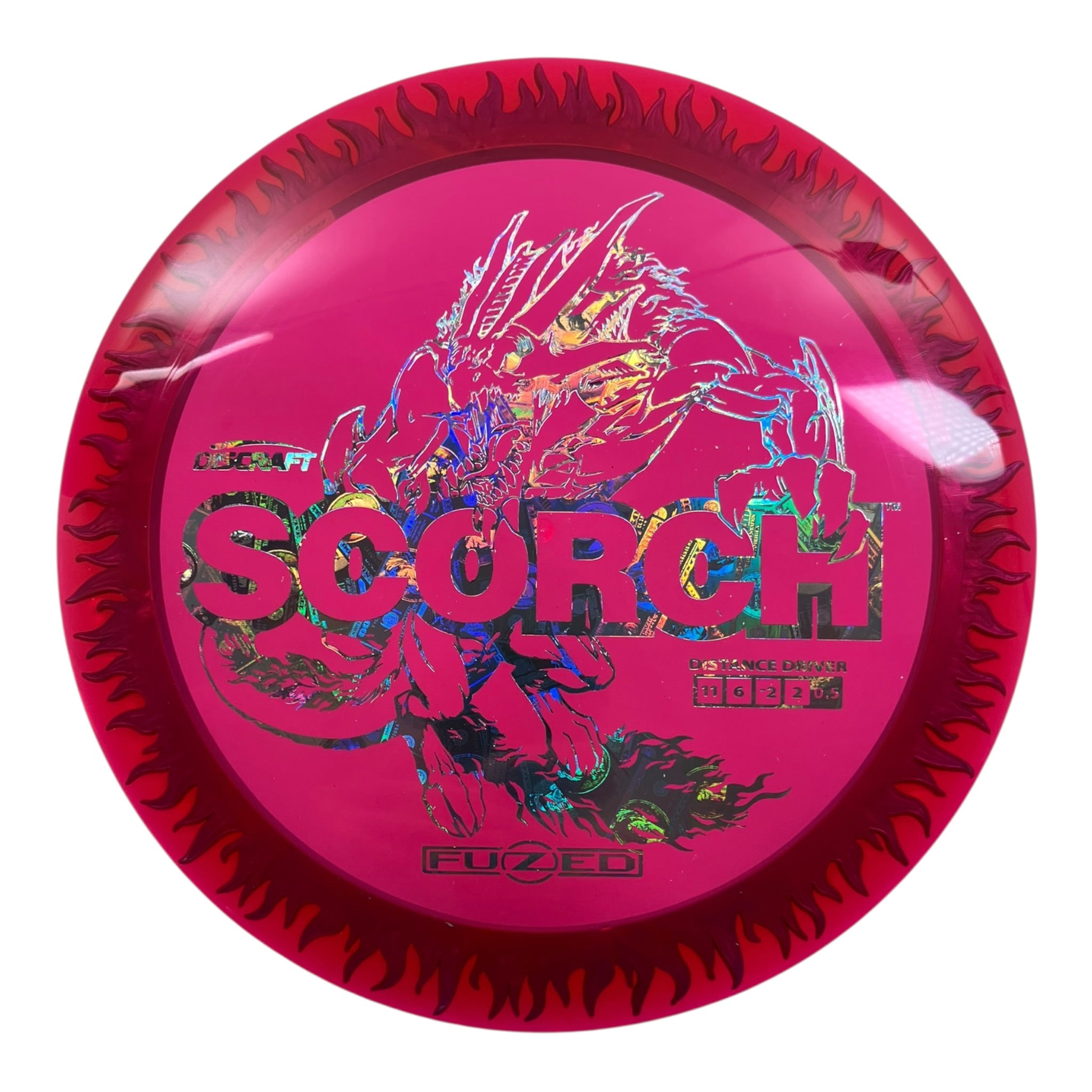 Discraft Scorch | FuZed Line | Pink/Money 173g Disc Golf