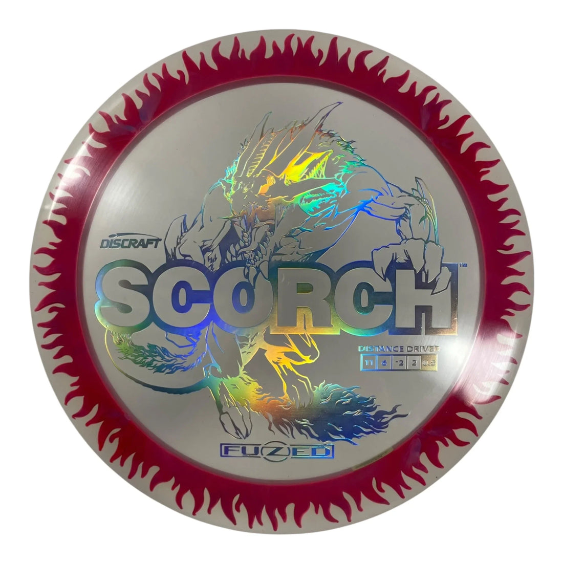Discraft Scorch | FuZed Line | Pink/Silver Holo 174g Disc Golf