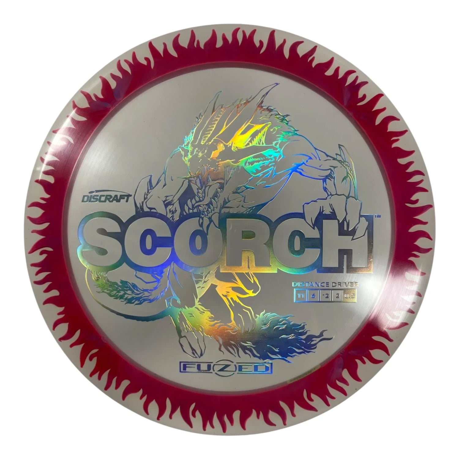 Discraft Scorch | FuZed Line | Pink/Silver Holo 174g Disc Golf