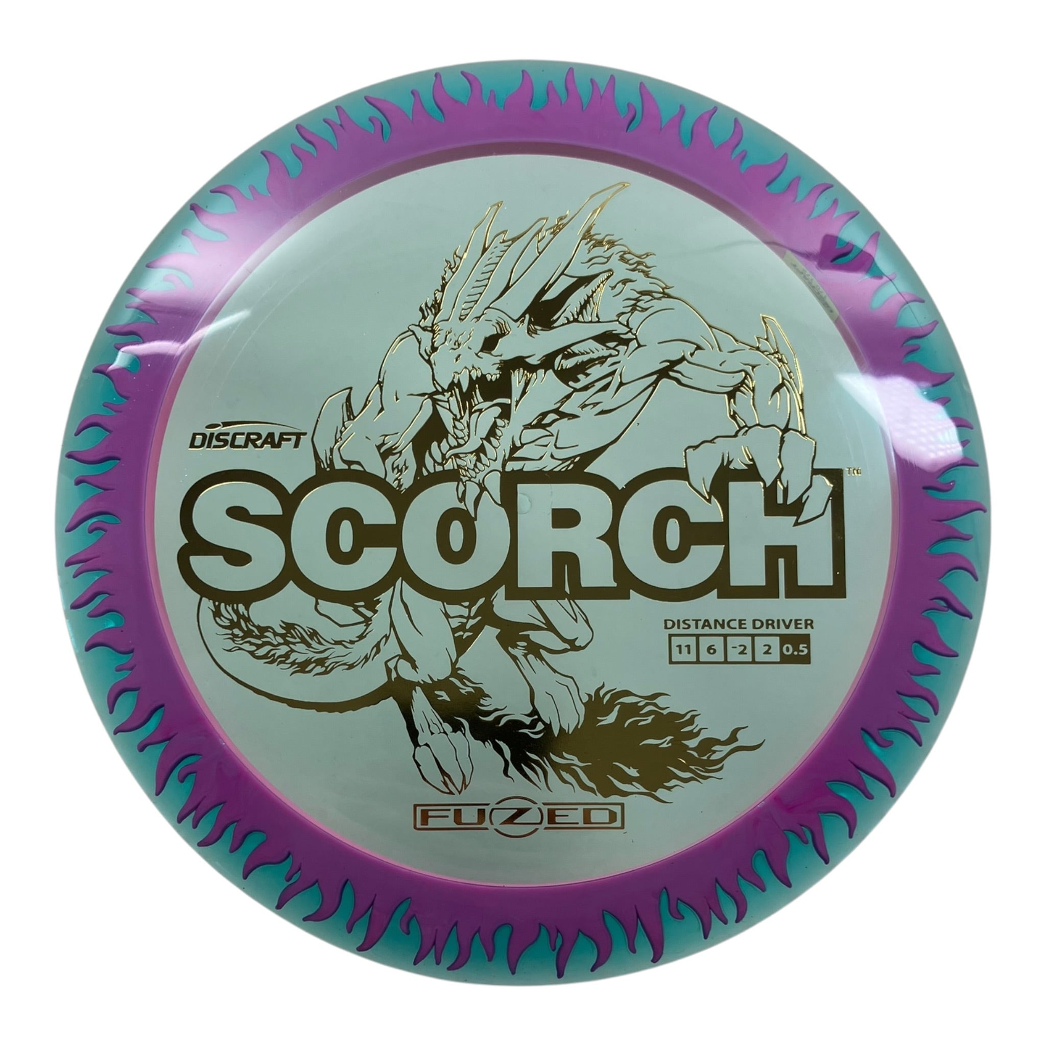 Discraft Scorch | FuZed Line | Purple/Pink/Gold 172g Disc Golf