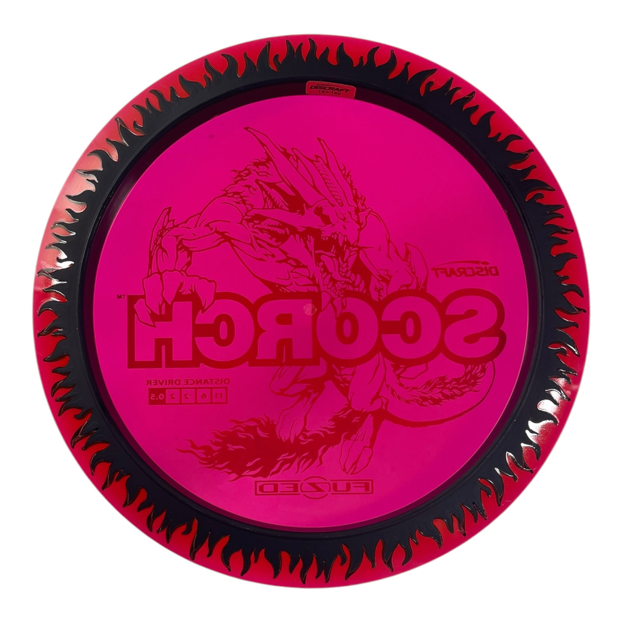 Discraft Scorch | FuZed Line | Red/Blue 168g Disc Golf