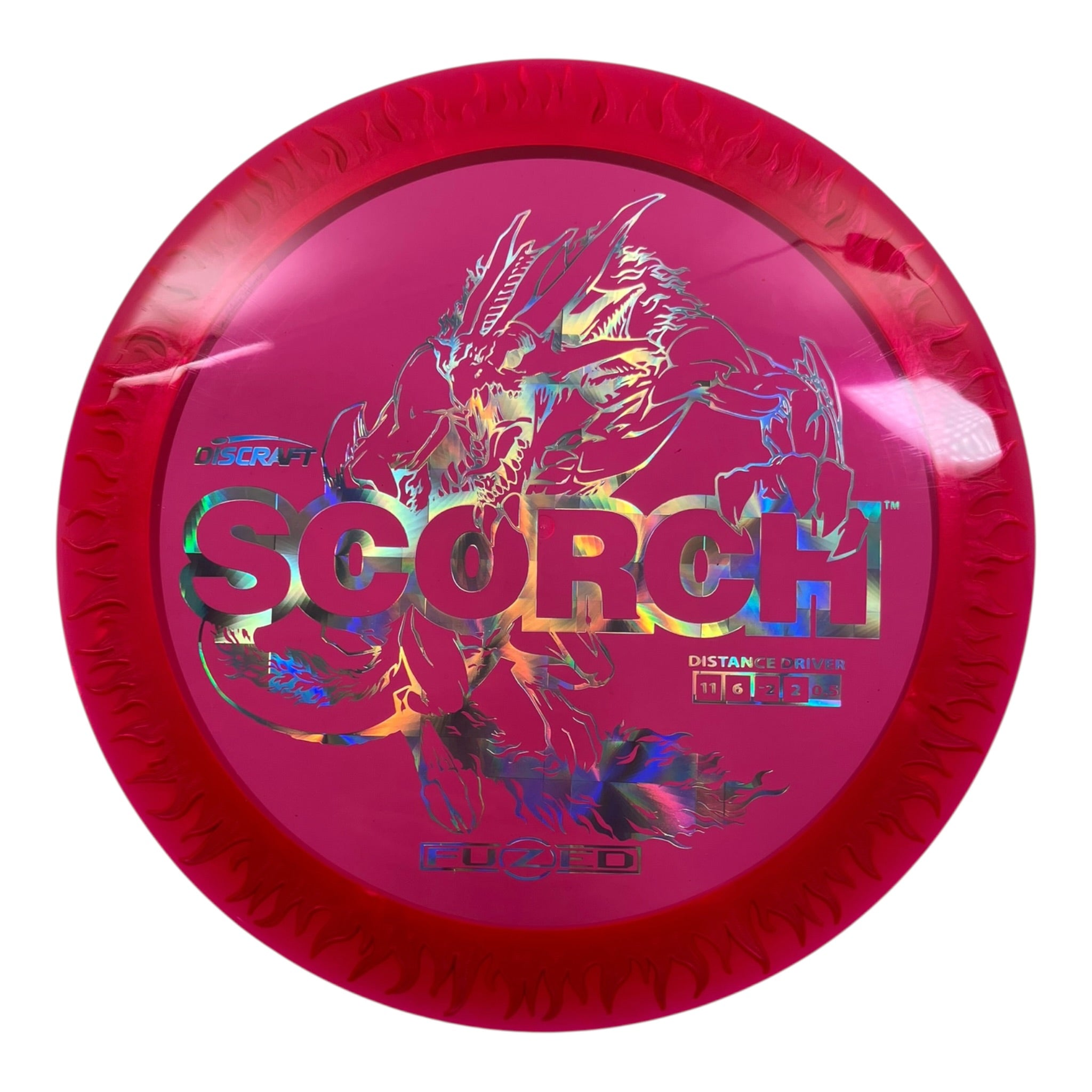 Discraft Scorch | FuZed Line | Red/Holo 172g Disc Golf