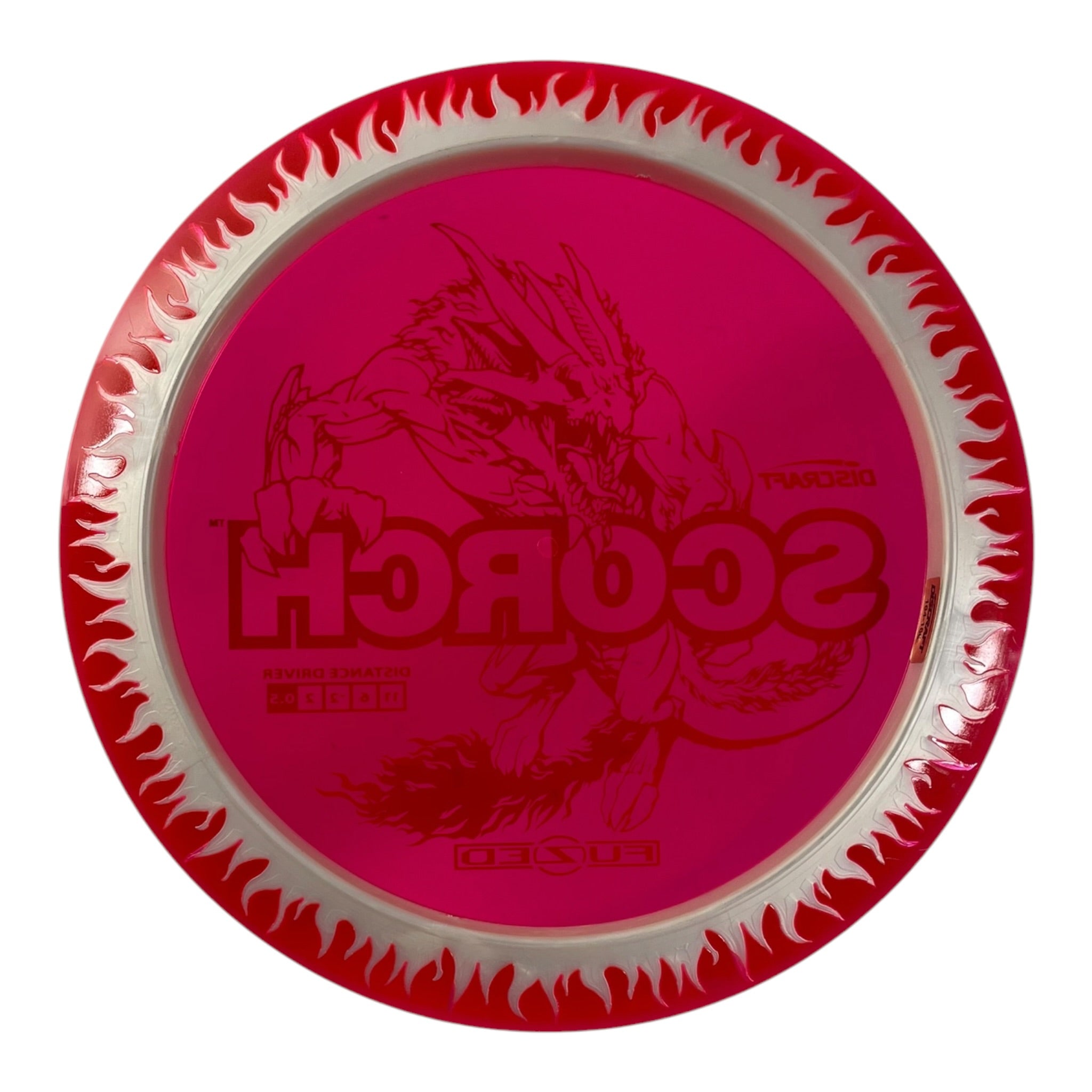 Discraft Scorch | FuZed Line | Red/Purple 165g Disc Golf