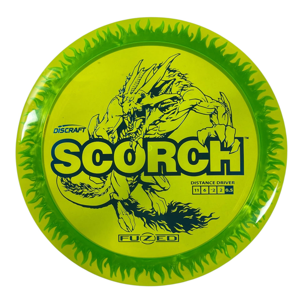 Discraft Scorch | FuZed Line | Yellow/Blue 174g Disc Golf