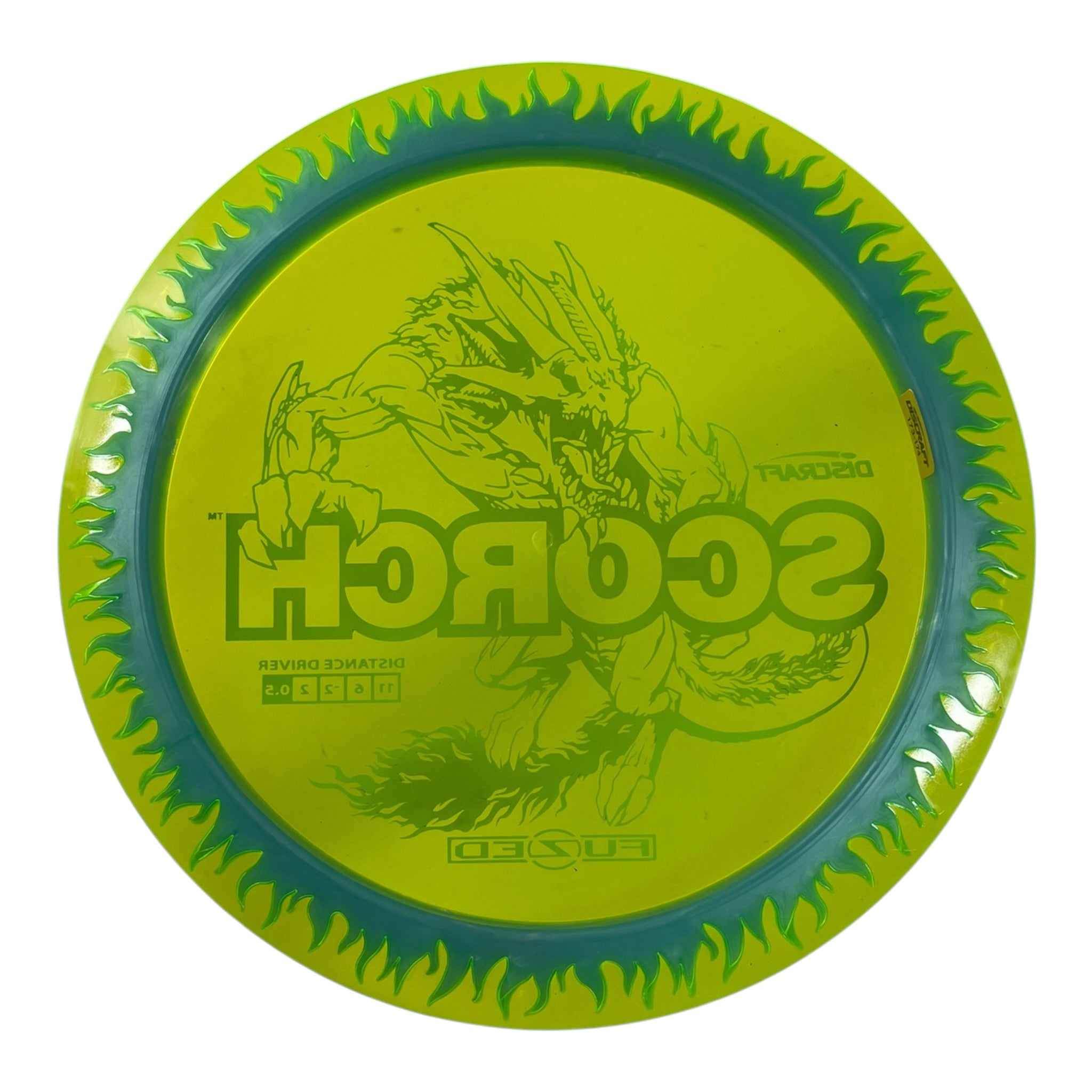 Discraft Scorch | FuZed Line | Yellow/Blue 174g Disc Golf