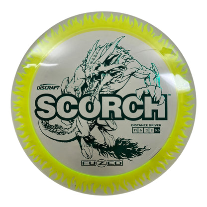Discraft Scorch | FuZed Line | Yellow/Teal 168g Disc Golf