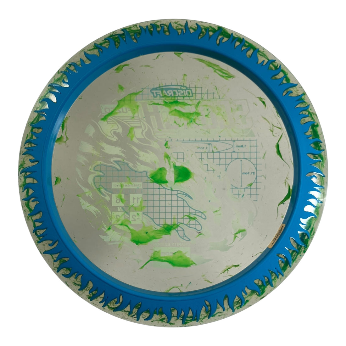 Discraft Scorch | FuZed w/ ESP Rim | Blue/White 173g (Ledgestone Finale) Disc Golf