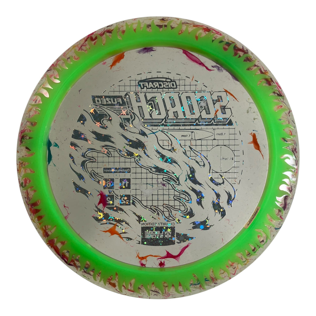 Discraft Scorch | FuZed w/ ESP Rim | Green/Gold 173g (Ledgestone Finale) Disc Golf