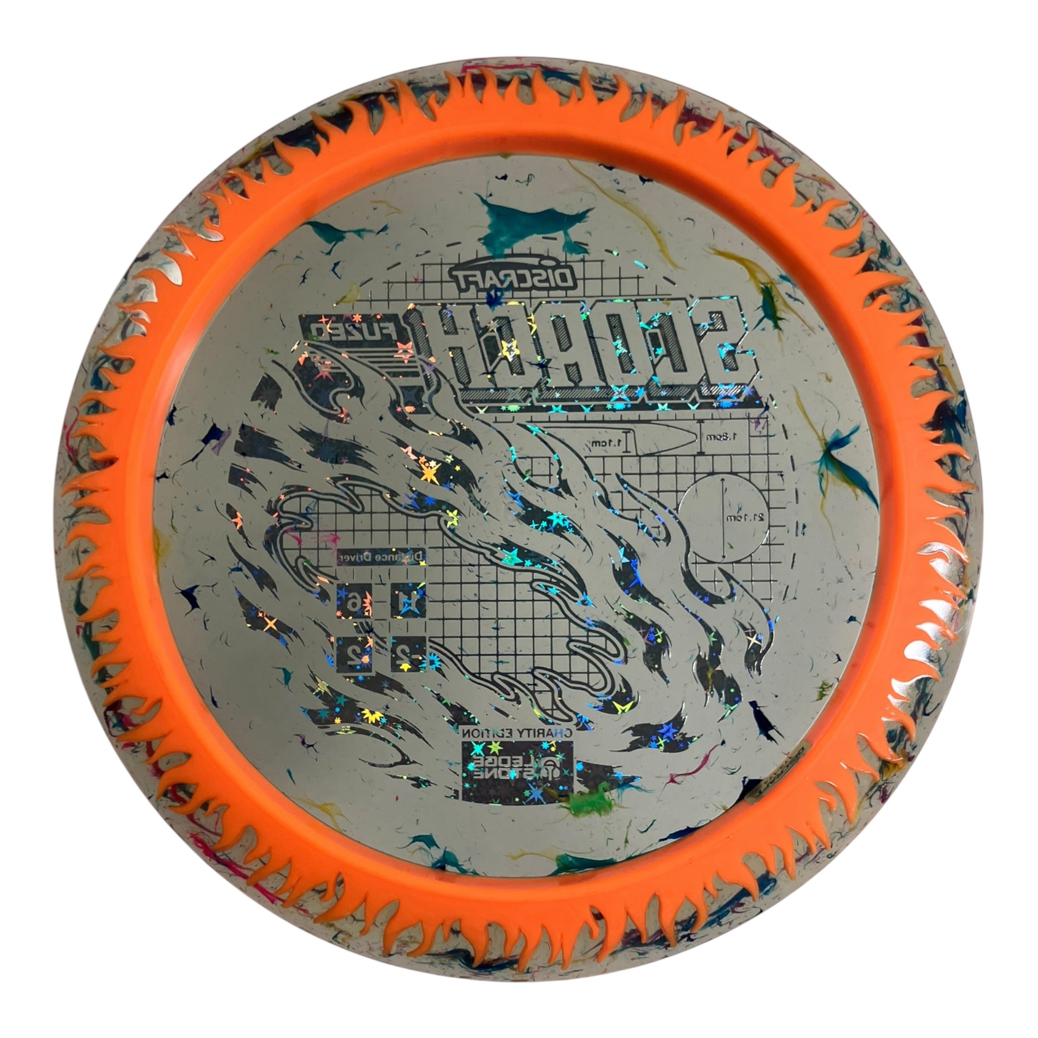 Discraft Scorch | FuZed w/ ESP Rim | Orange/Black 173g (Ledgestone Finale) Disc Golf