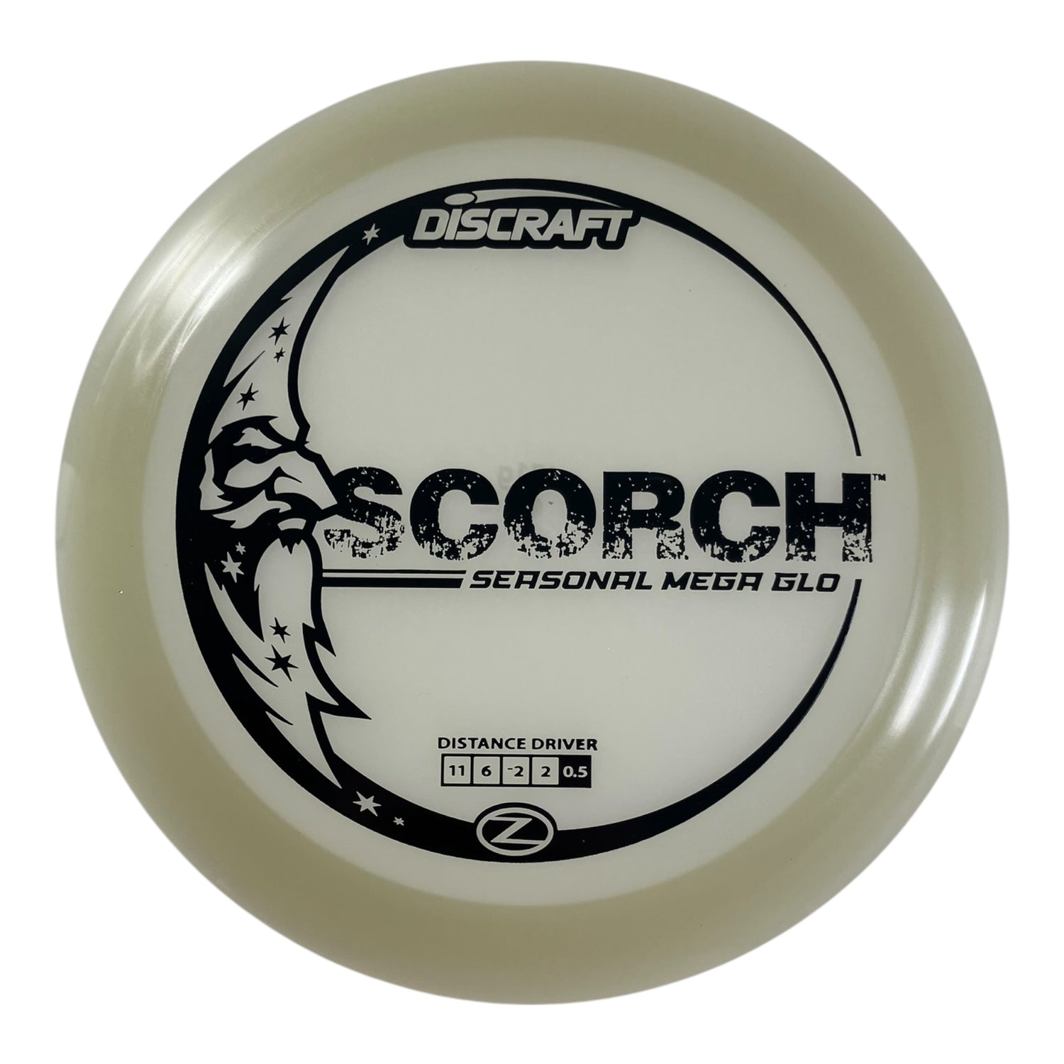 Discraft Scorch | Mega-Glo | Glow/Black 171g Disc Golf