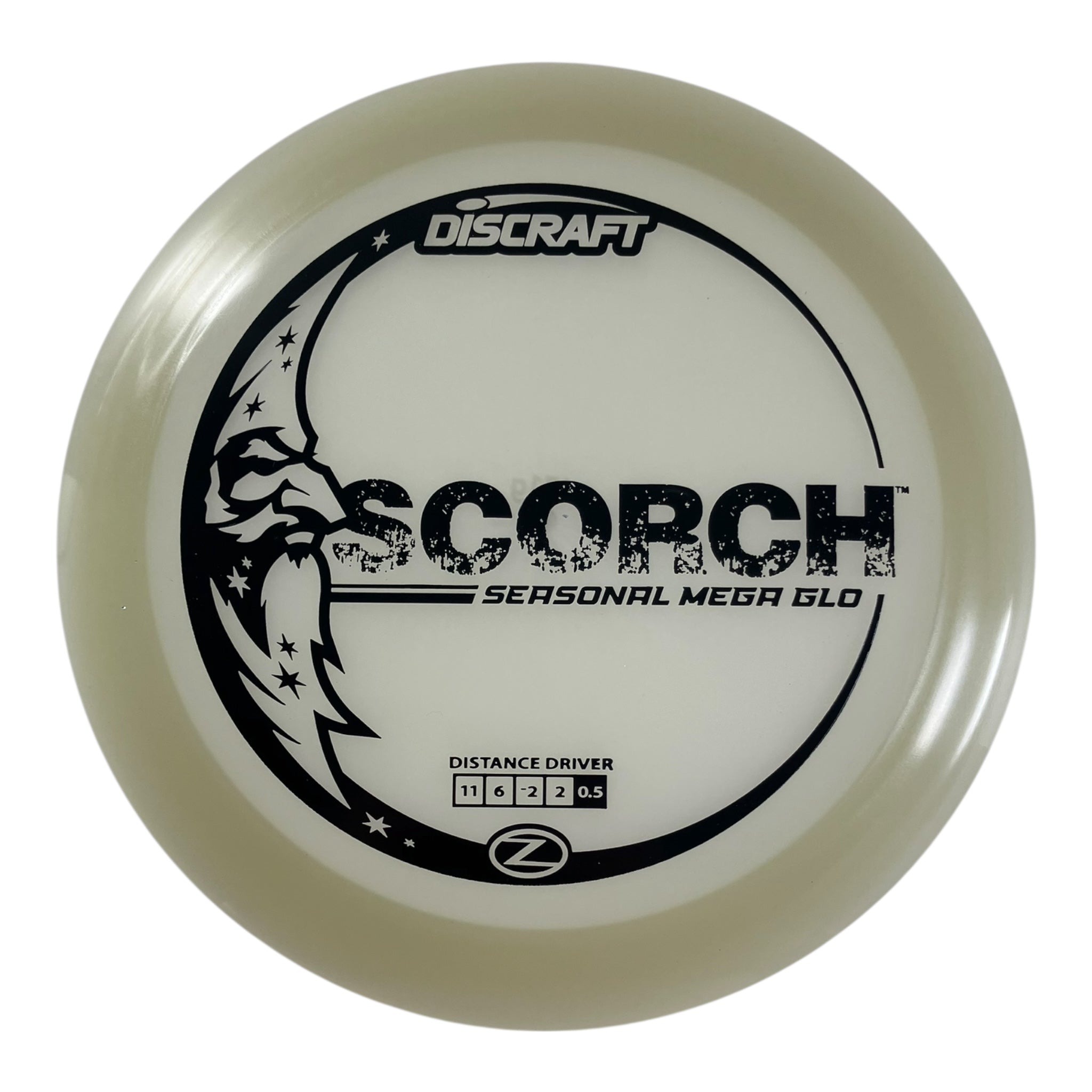 Discraft Scorch | Mega-Glo | Glow/Black 171g Disc Golf