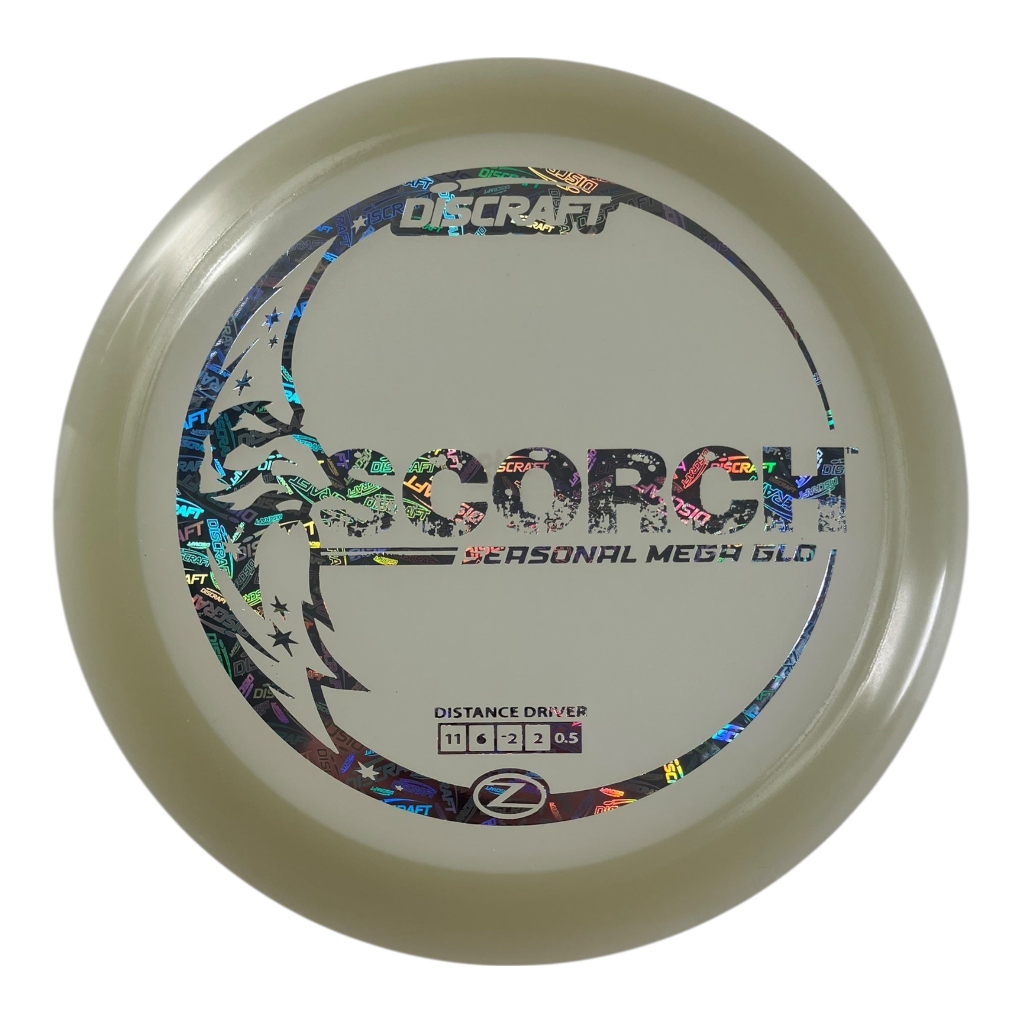 Discraft Scorch | Mega-Glo | Glow/Money 174g Disc Golf