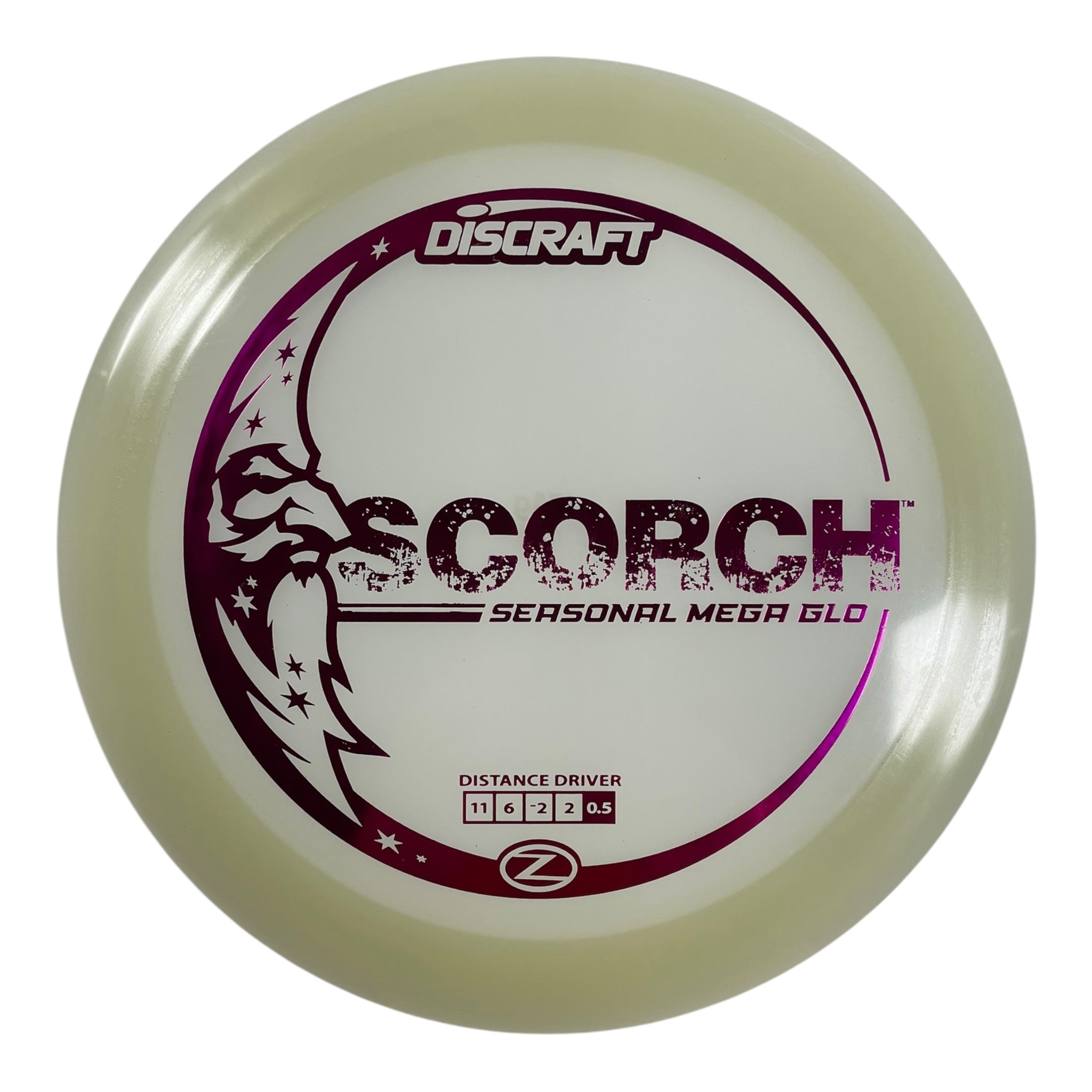 Discraft Scorch | Mega-Glo | Glow/Pink 171g Disc Golf