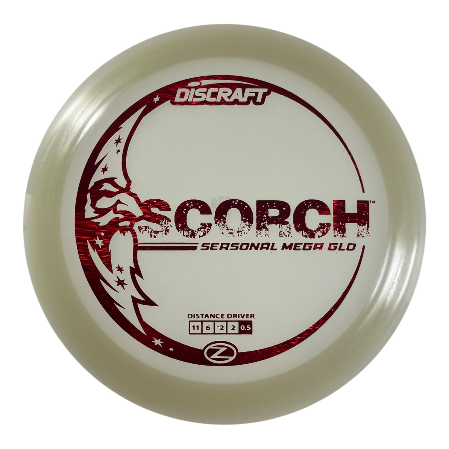 Discraft Scorch | Mega-Glo | Glow/Red 172g Disc Golf