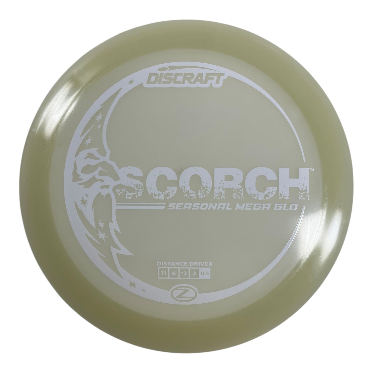 Discraft Scorch | Mega-Glo | Glow/White 174g Disc Golf
