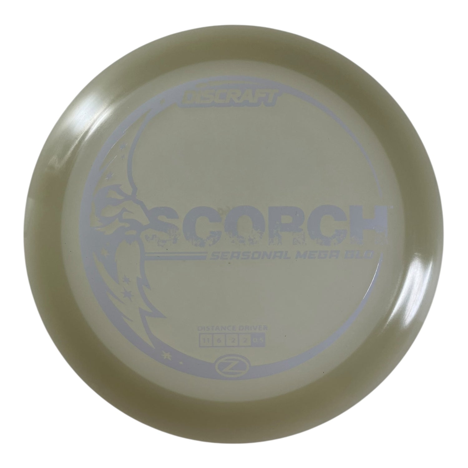 Discraft Scorch | Mega-Glo | Glow/White 176g Disc Golf