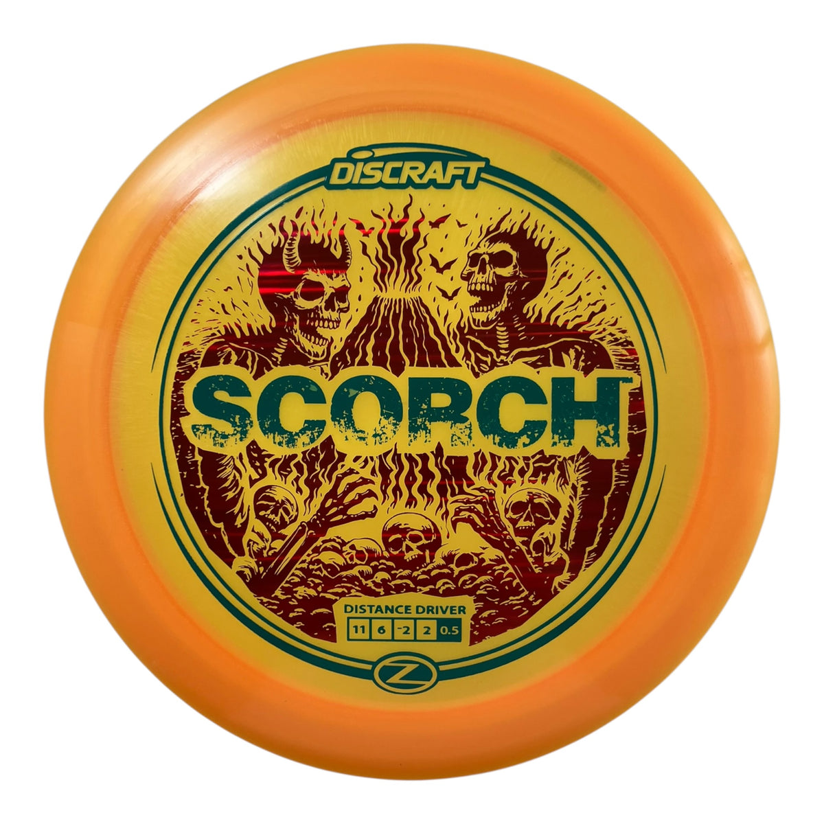 Discraft Scorch | Z Line | Orange/Blue/Red 174g (Reimagined) Disc Golf