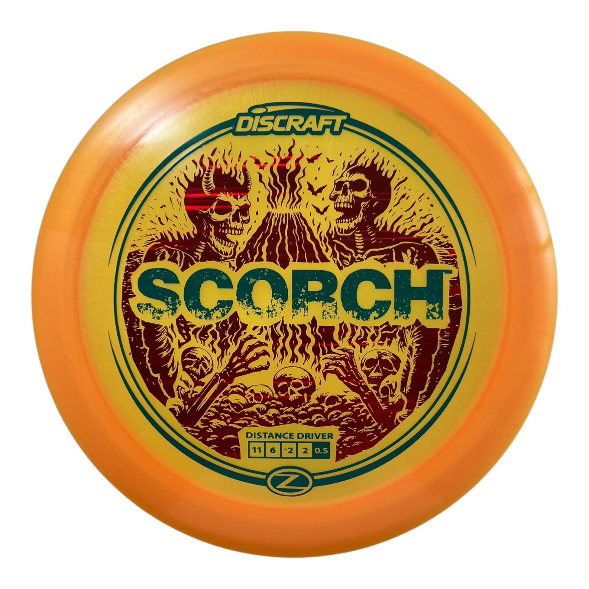 Discraft Scorch | Z Line | Orange/Blue/Red 174g (Reimagined) Disc Golf