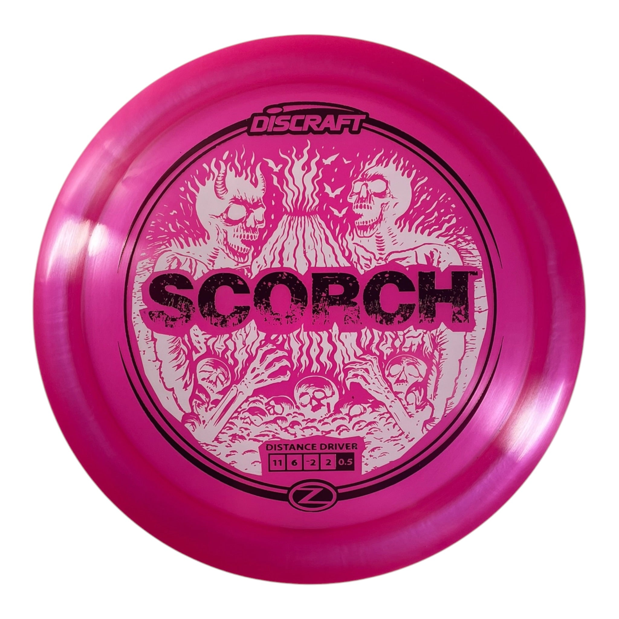 Discraft Scorch | Z Line | Pink/White/Red 174g (Reimagined) Disc Golf