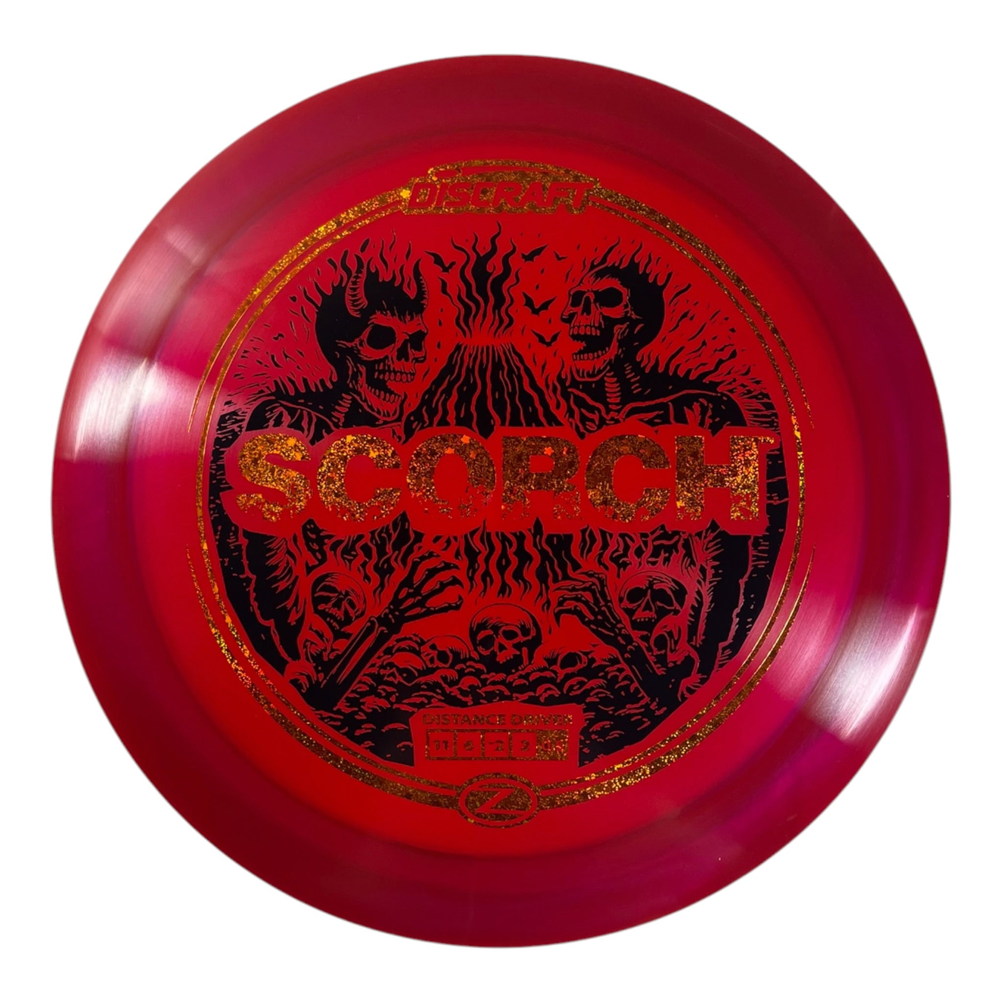 Discraft Scorch | Z Line | Red/Orange/Black 174g (Reimagined) Disc Golf