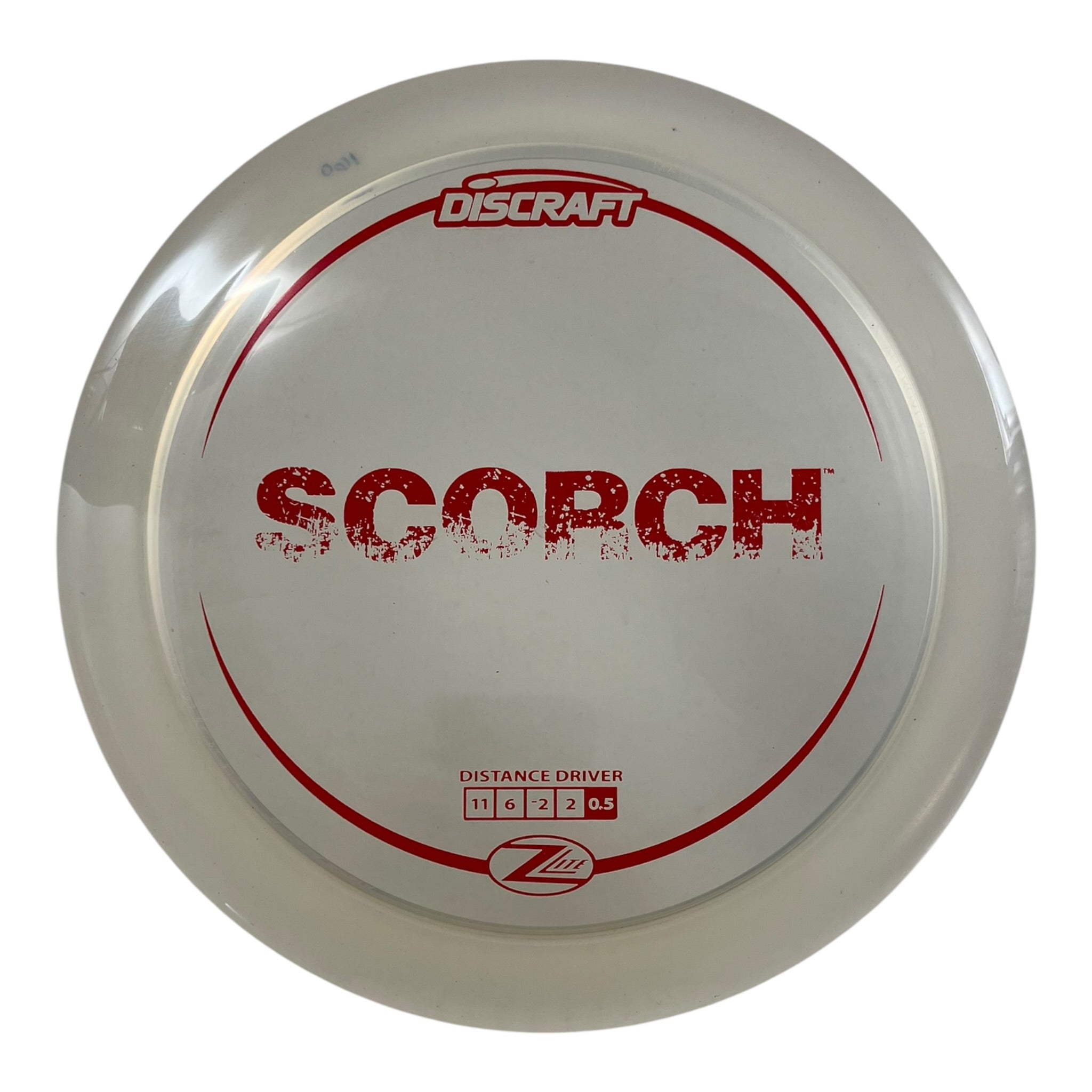 Discraft Scorch | Z Lite | Clear/Red 160g Disc Golf