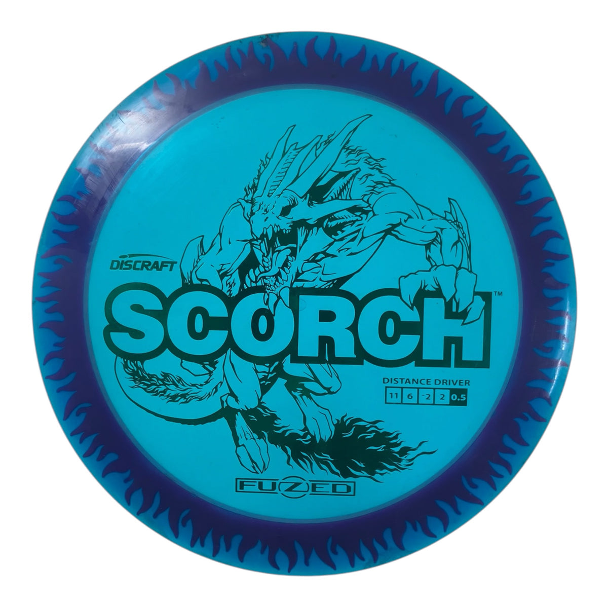 Discraft Scorch - Used Excellent | FuZed | Purple/Green 174g Disc Golf