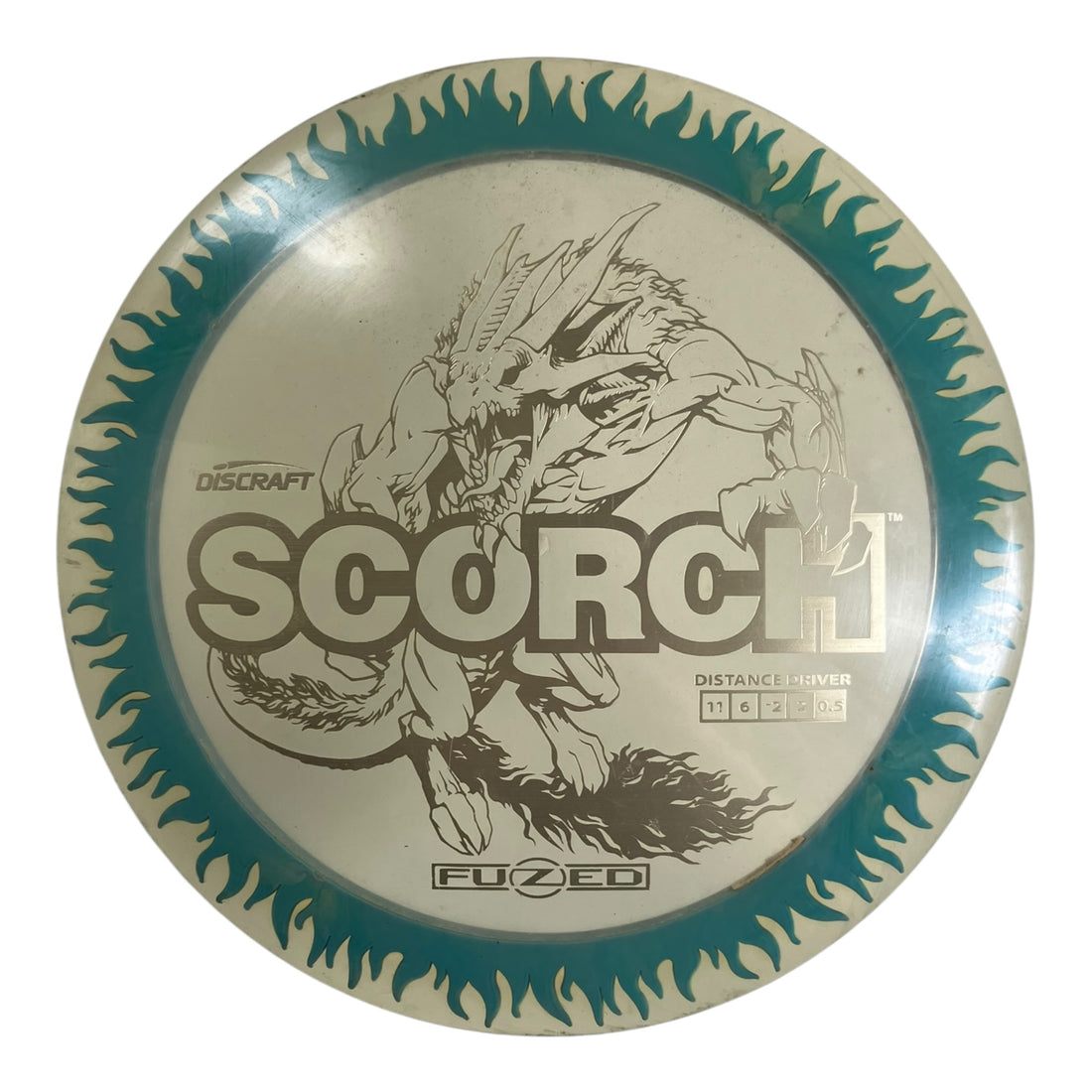 Discraft Scorch - Used Fair | FuZed | Blue/Gold 174g Disc Golf