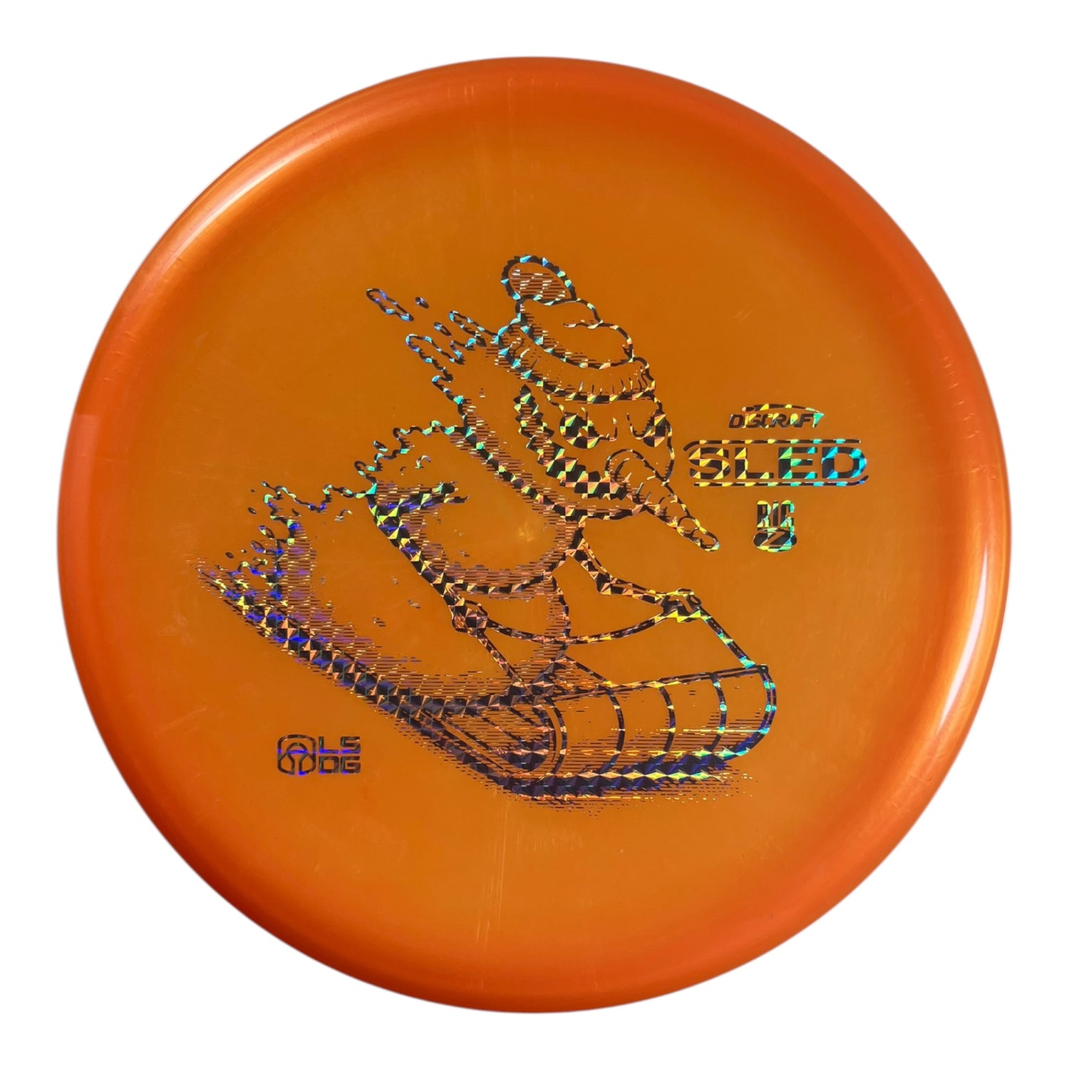 Discraft Sled | Big Z | Orange/Holo 177g (Ledgestone 2026) Disc Golf