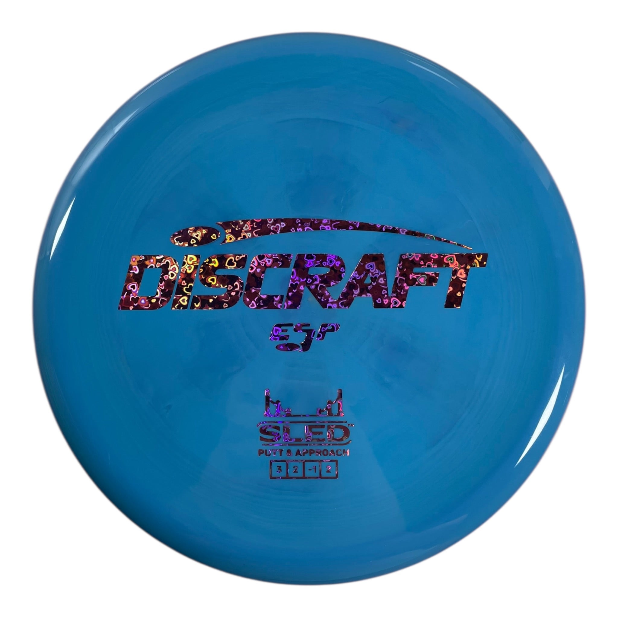 Discraft Sled | ESP | Blue/Hearts 177g Disc Golf