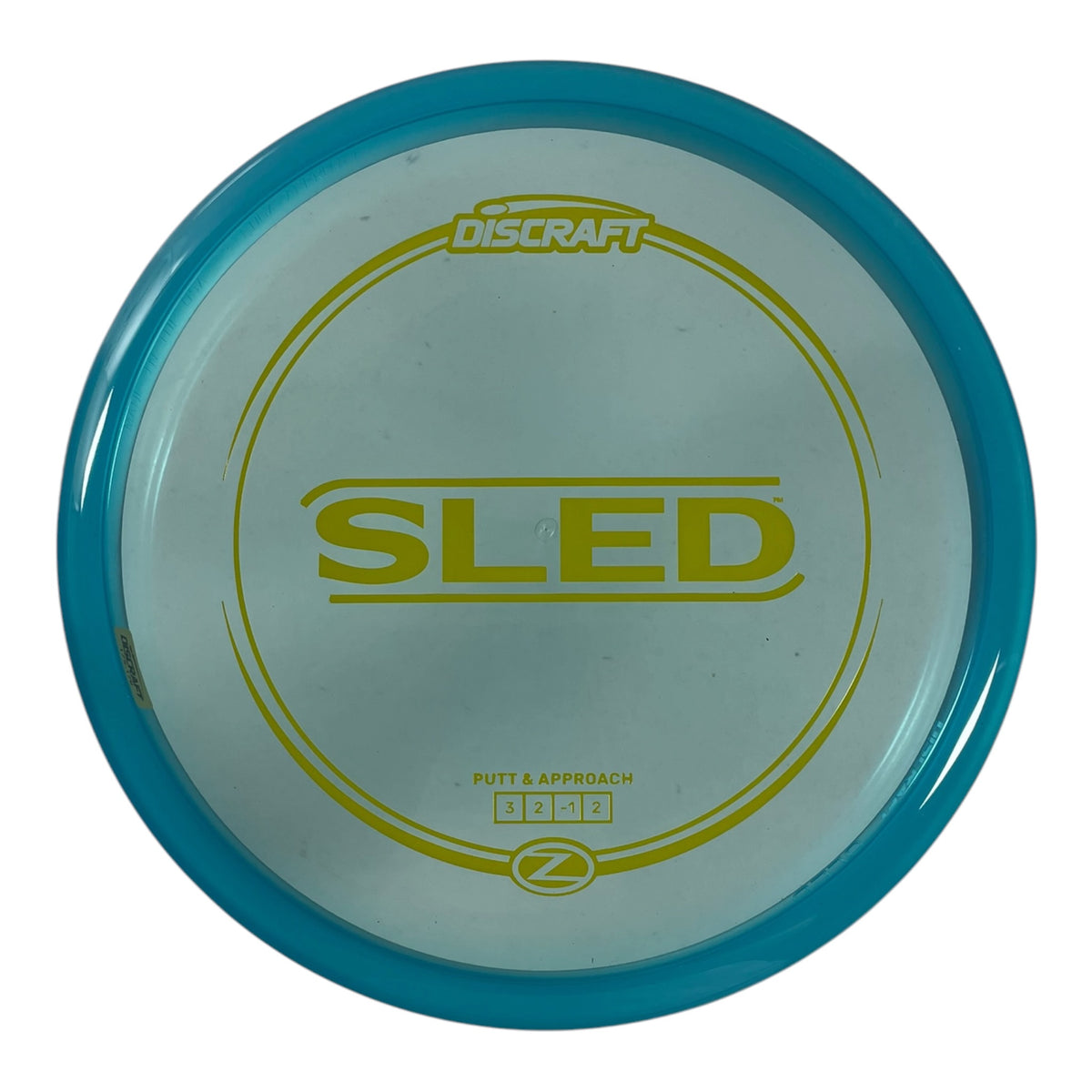 Discraft Sled | Z Line | Blue/Yellow 176g Disc Golf