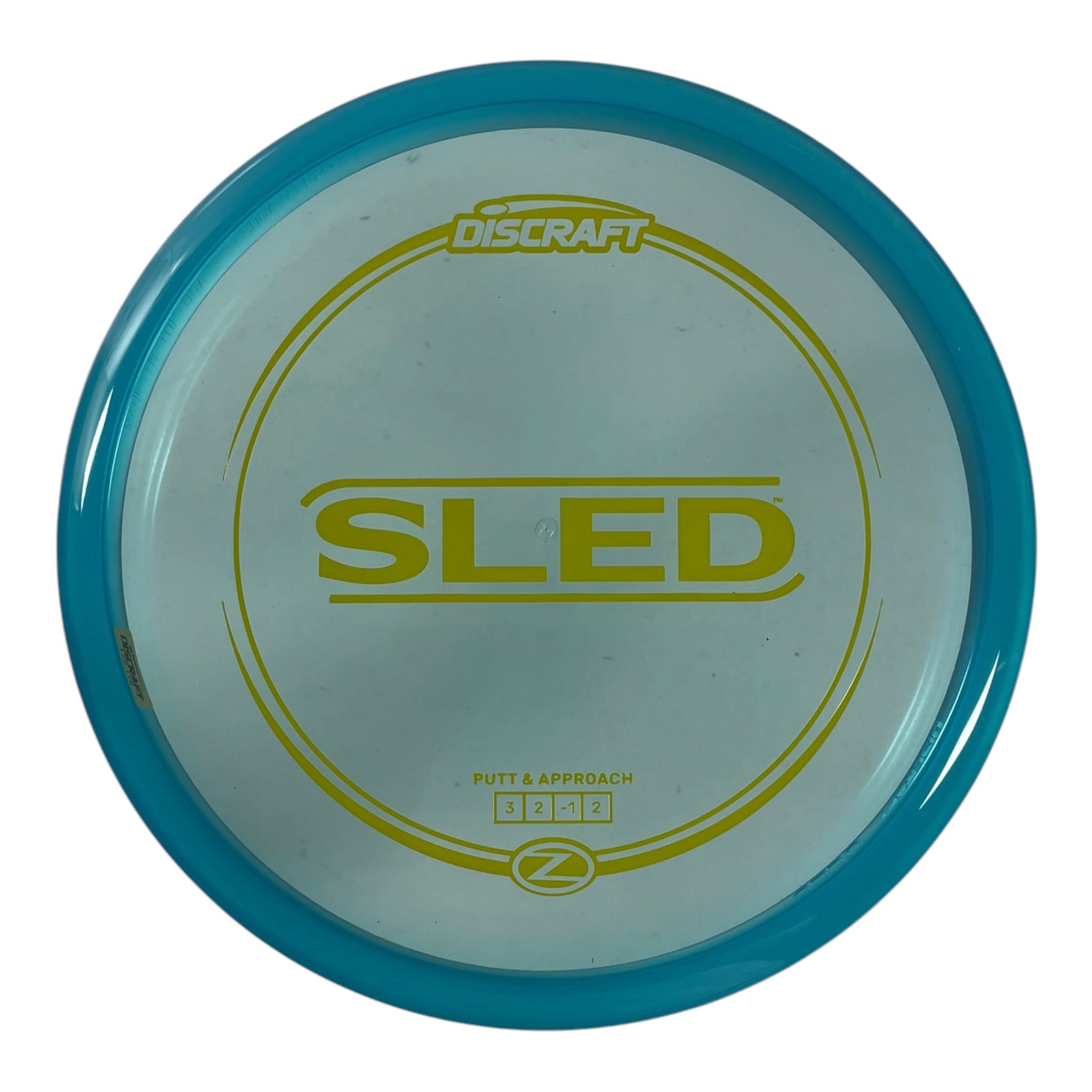 Discraft Sled | Z Line | Blue/Yellow 176g Disc Golf