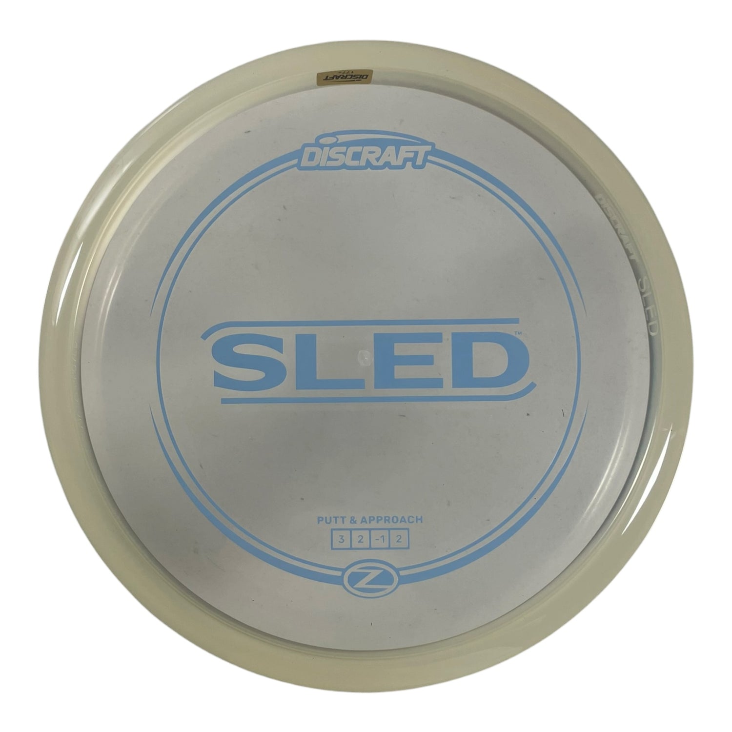 Discraft Sled | Z Line | Clear/Blue 174-178g Disc Golf