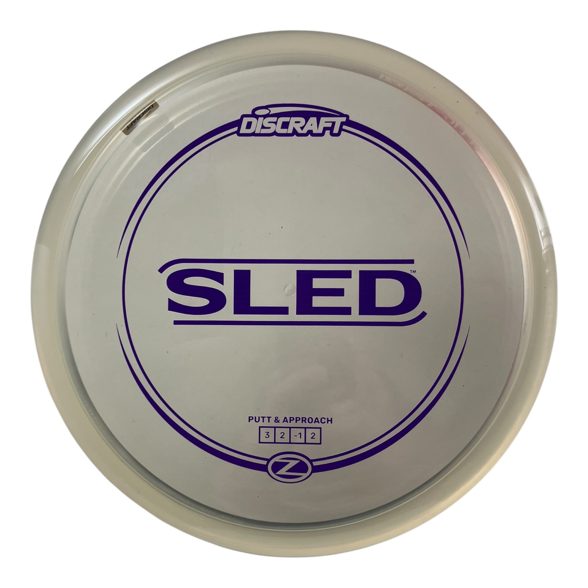 Discraft Sled | Z Line | Clear/Purple 174g Disc Golf
