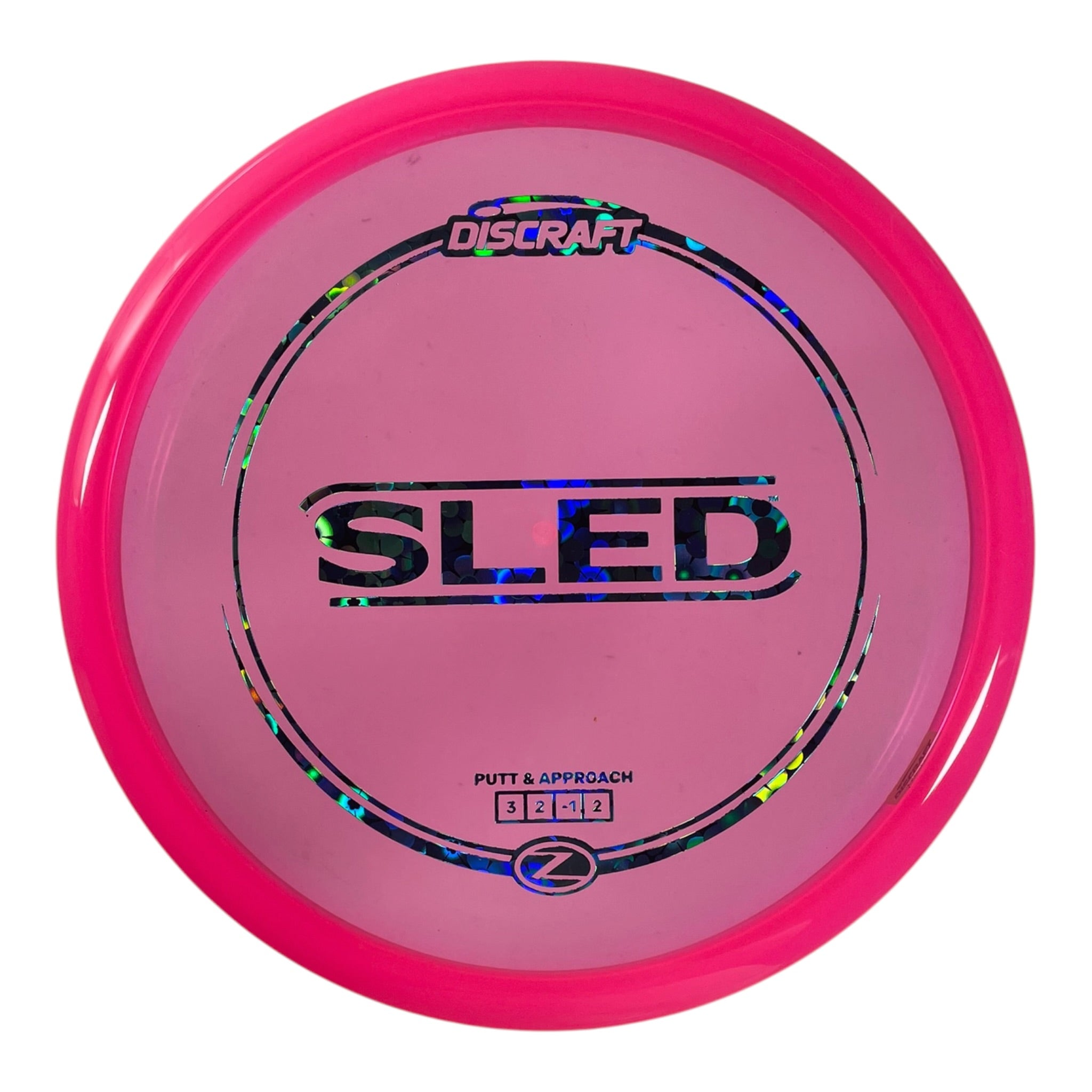 Discraft Sled | Z Line | Pink/Flowers 176g Disc Golf