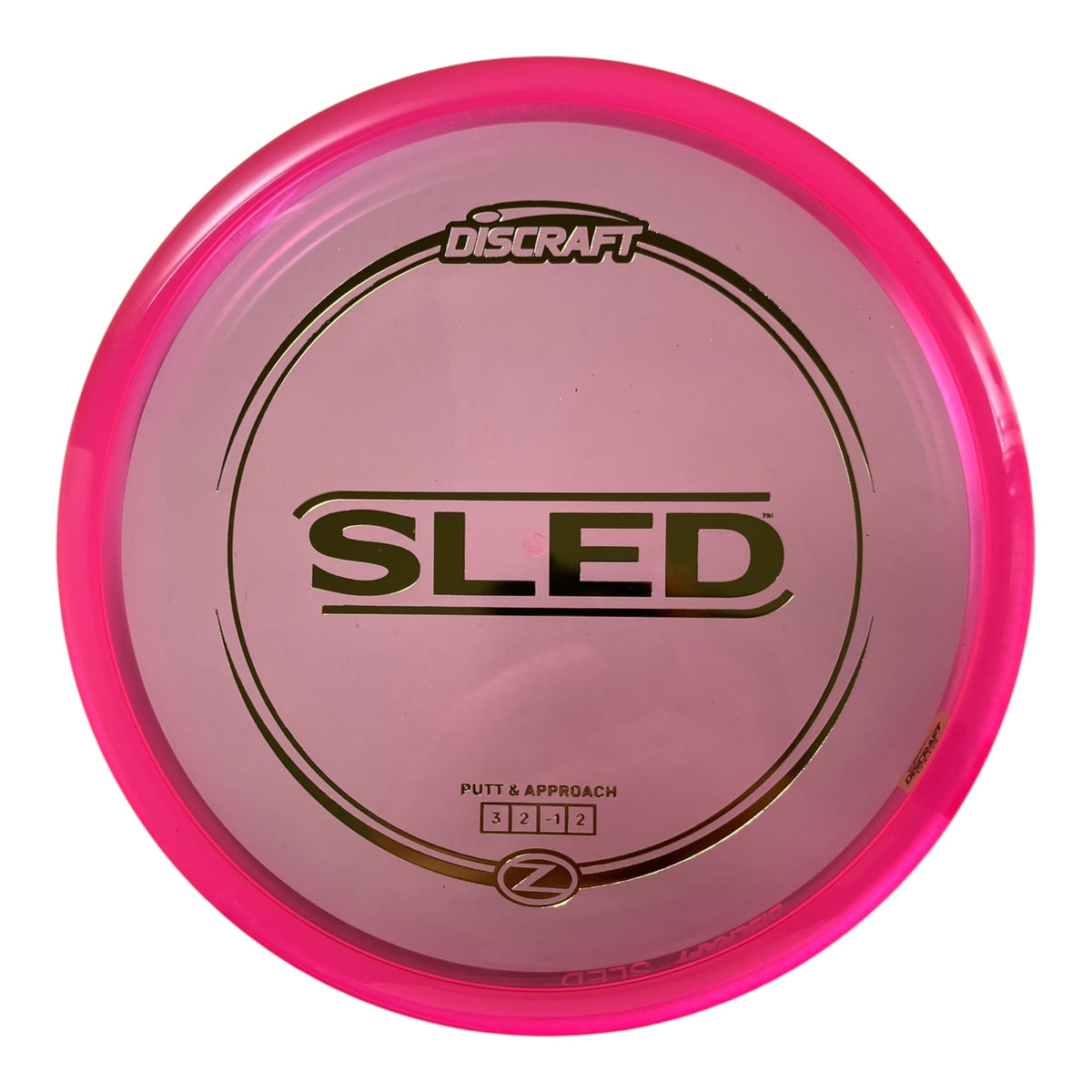 Discraft Sled | Z Line | Pink/Gold 174g Disc Golf