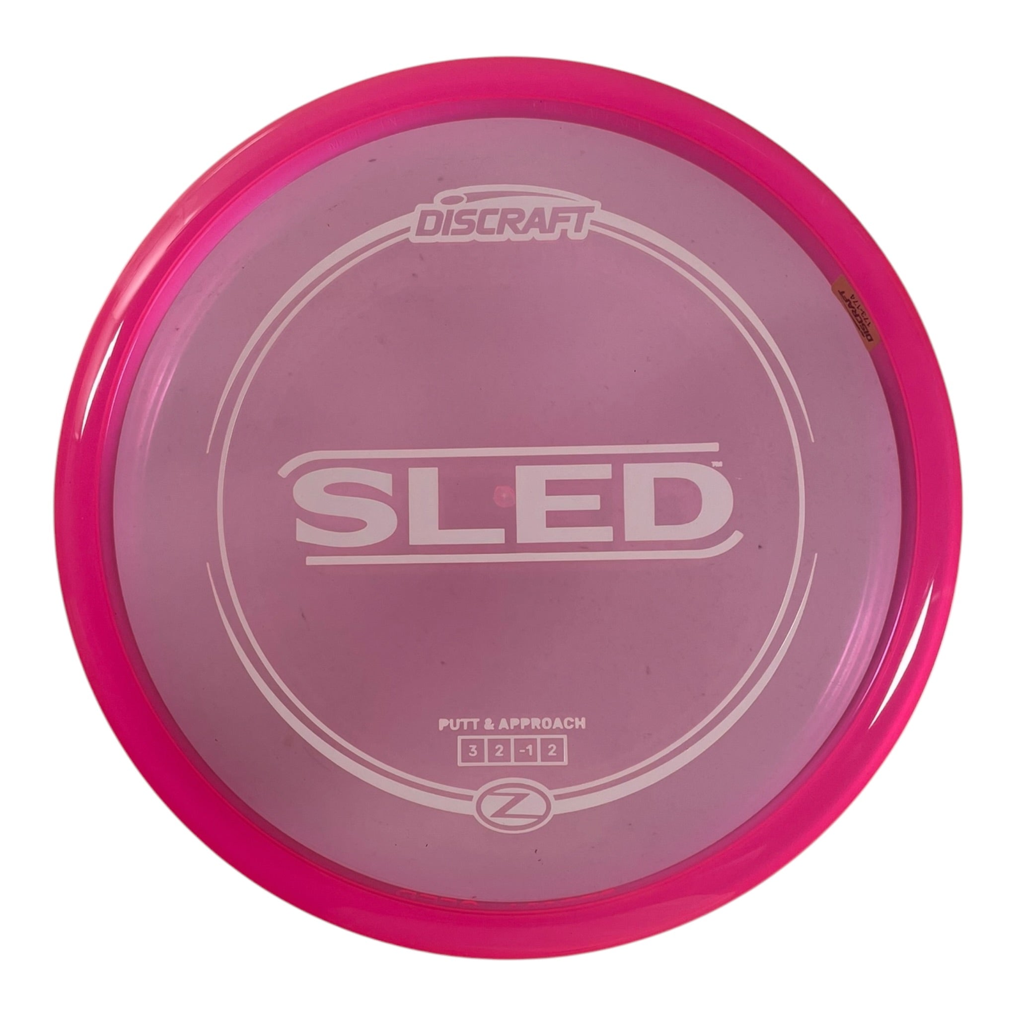 Discraft Sled | Z Line | Pink/White 174g Disc Golf
