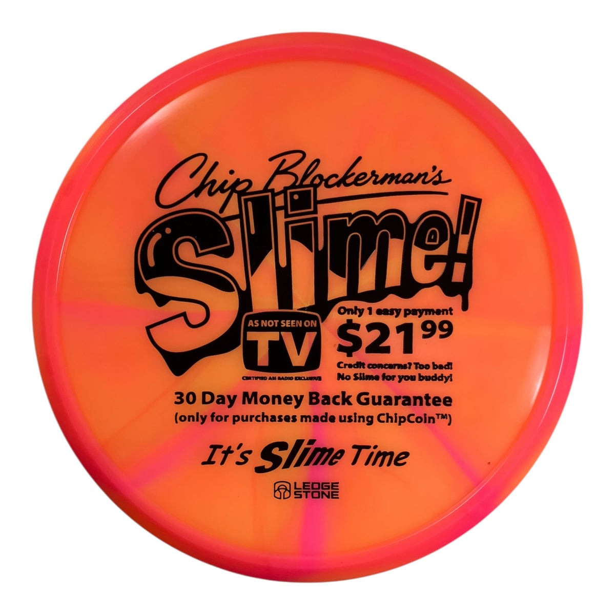 Discraft Slime | Z Swirl | Pink/Black 175g (Brain Earhart) Disc Golf