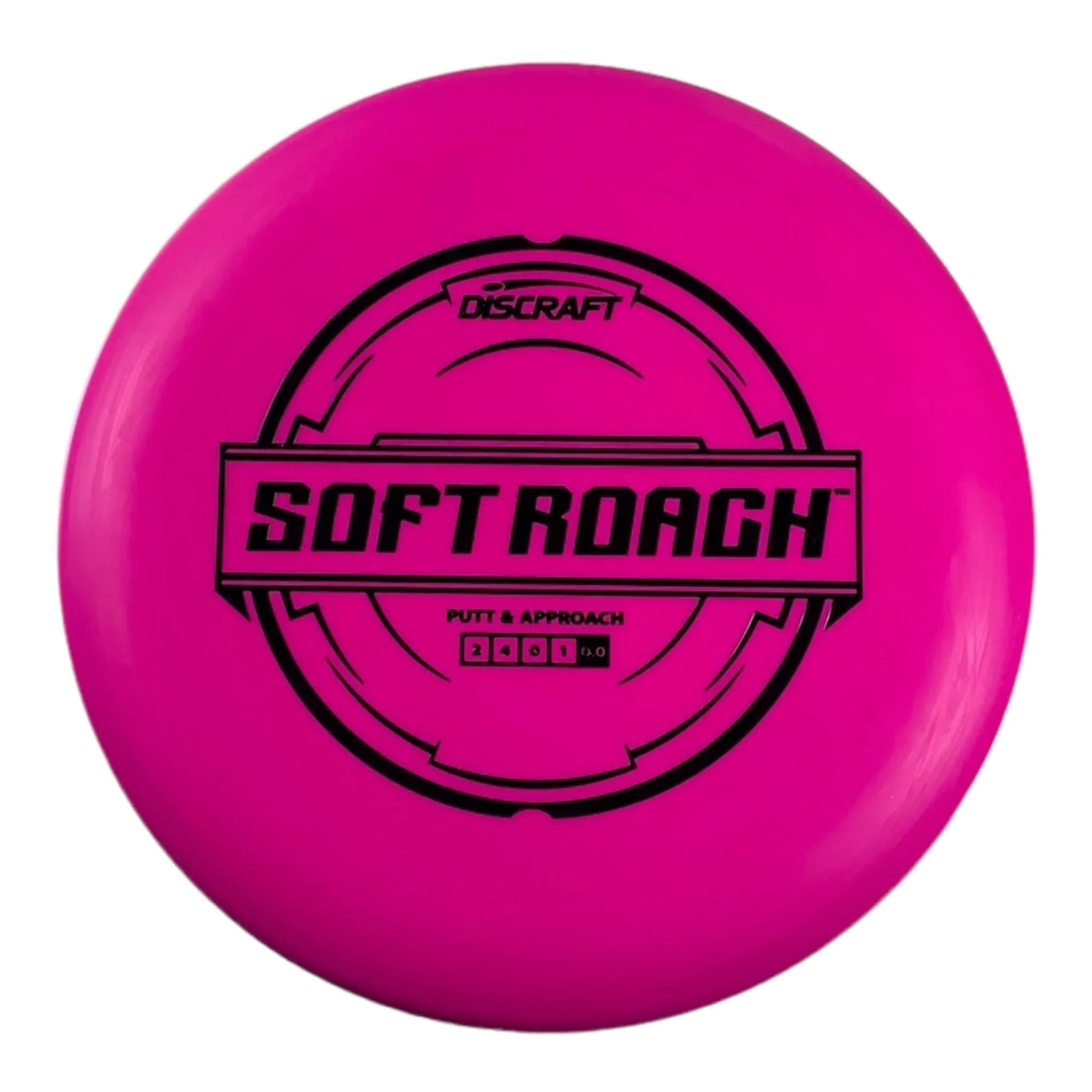 Discraft Soft Roach | Putter Line | Pink/Black 173g Disc Golf