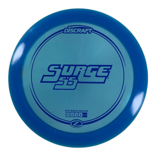 Discraft Surge SS | Z Line | Blue/Blue 174g Disc Golf