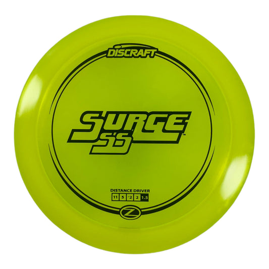 Discraft Surge SS | Z Line | Yellow/Black 169g Disc Golf