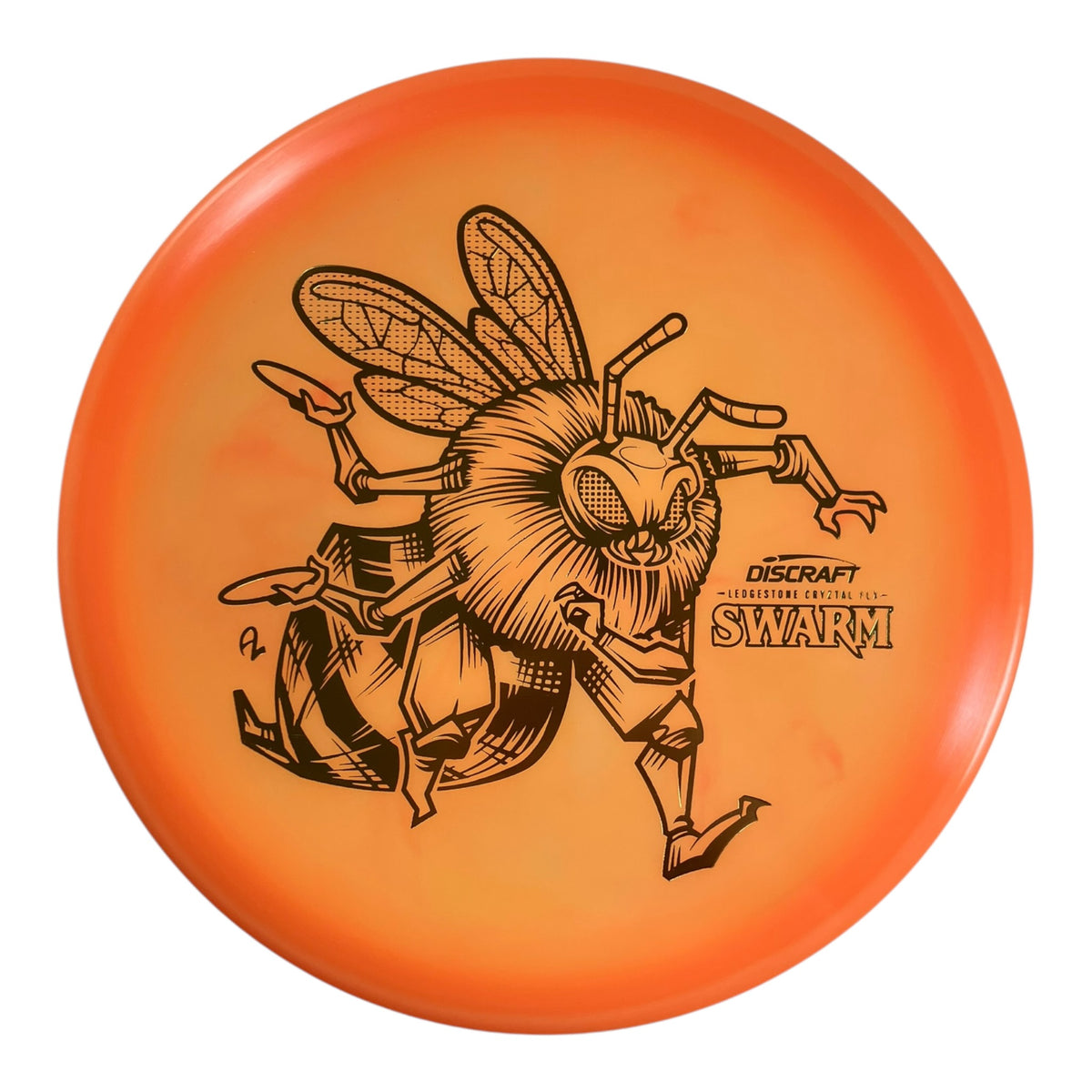 Discraft Swarm | CryZtal FLX | Orange/Gold 172g (Ledgestone) Disc Golf