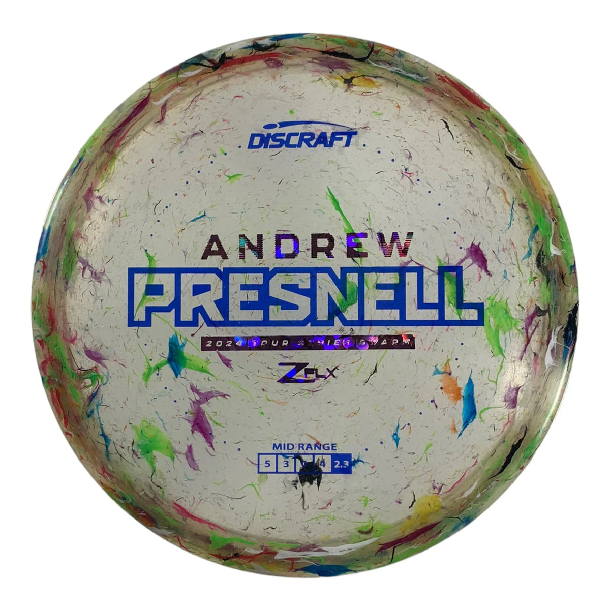 Discraft Swarm | Jawbreaker Z FLX | Green/Blue 177g (Andrew Presnell) Disc Golf